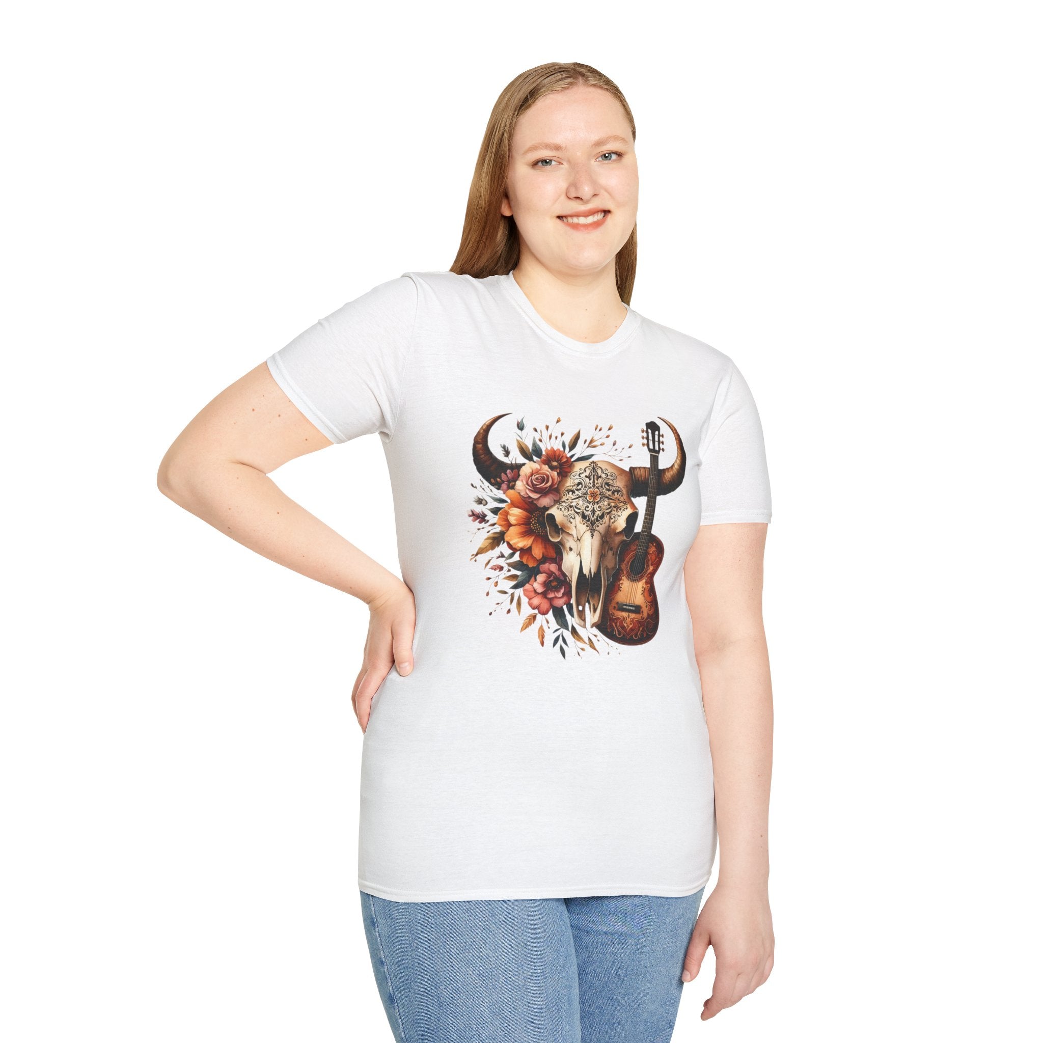 Western Skull Unisex Soft style T-Shirt