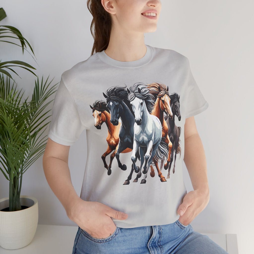 Wild Horse Western Tee — Custom Rodeo-Inspired Graphic T-Shirt