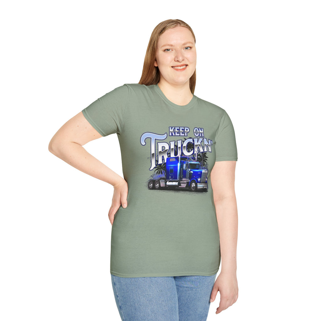 Keep On Truckn Trucker Soft Style T-Shirt