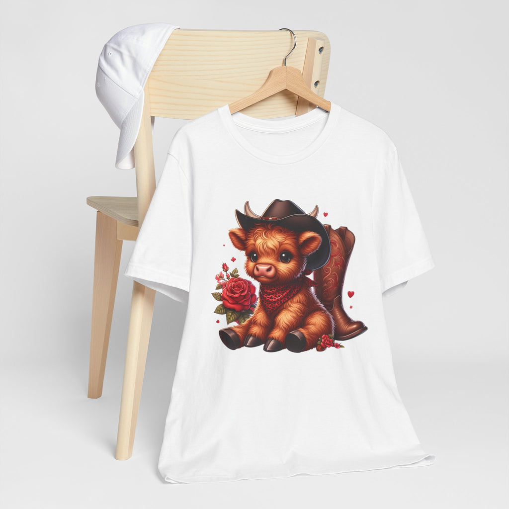 Baby Highland Cow Unisex Jersey Short Sleeve Tee