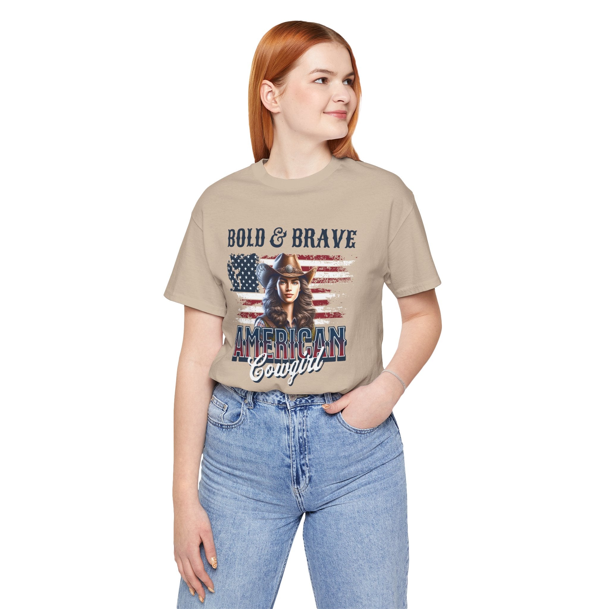 Bold & Brave American Cowgirl Unisex Jersey Short Sleeve Tee