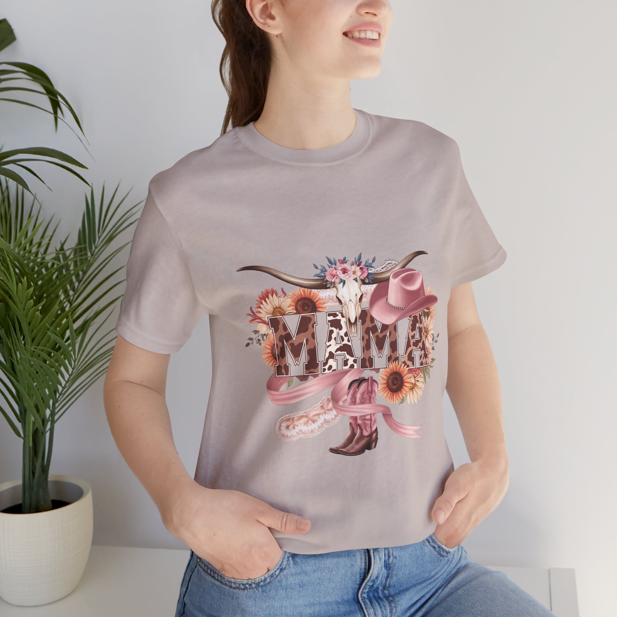 Western 'MAMA' Jersey Tee — Mama Graphic T-Shirt