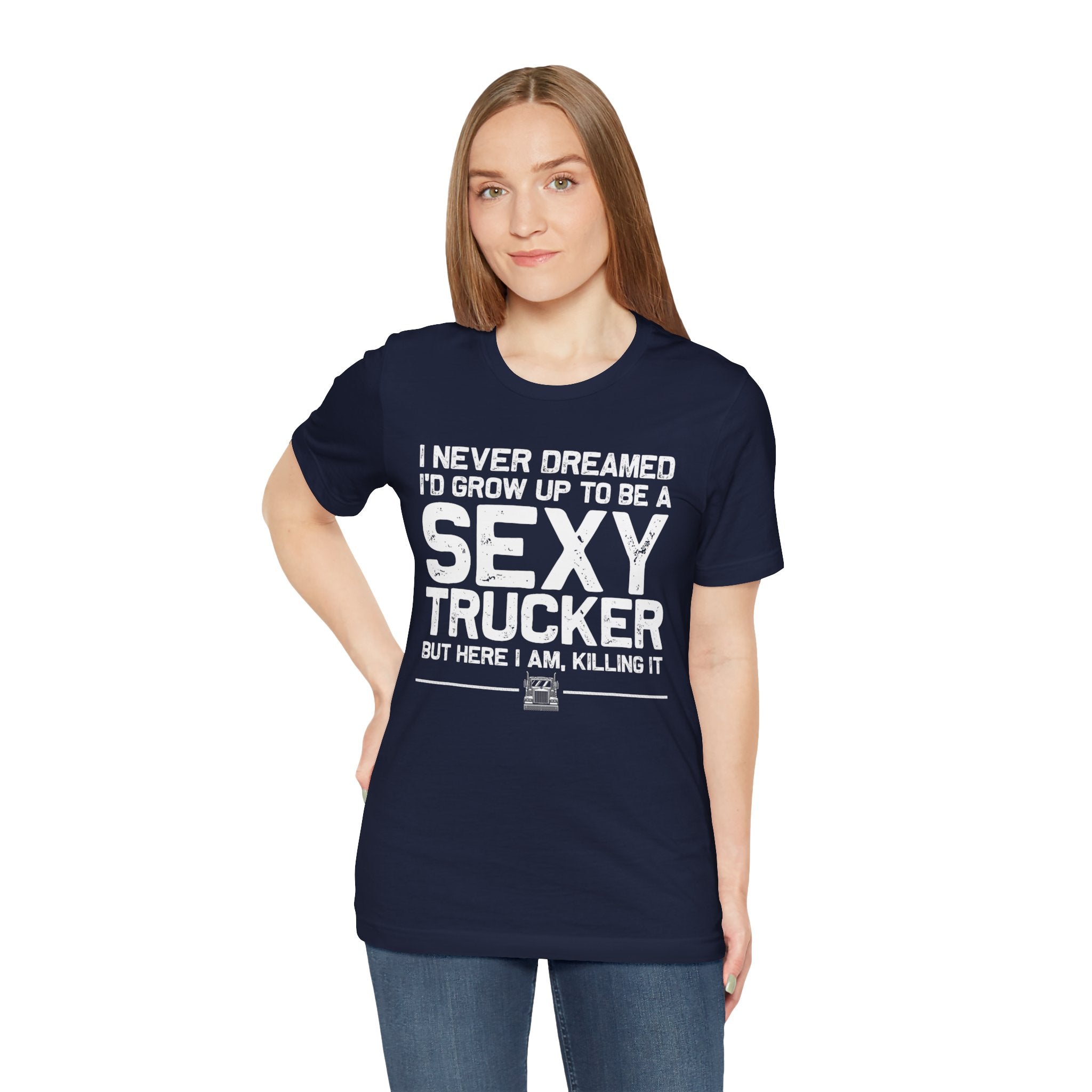 Funny Truck Driver Tee for Trucker Women — Women’s Trucker Shirt