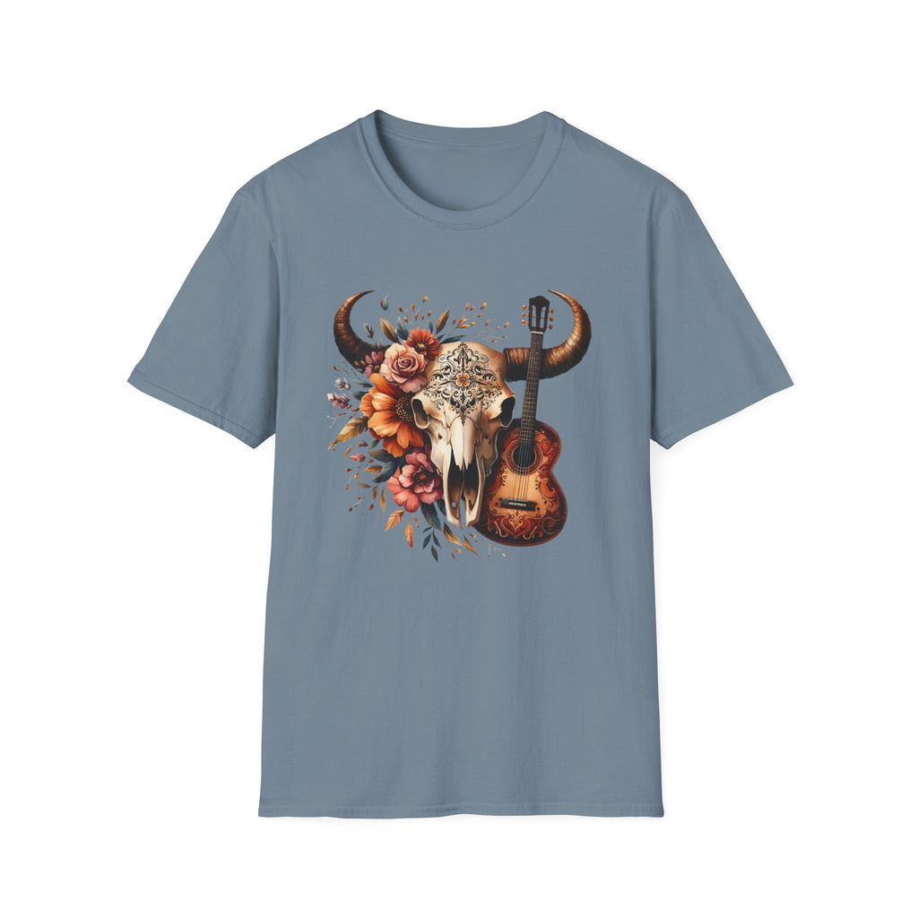 Western Skull Unisex Soft style T-Shirt