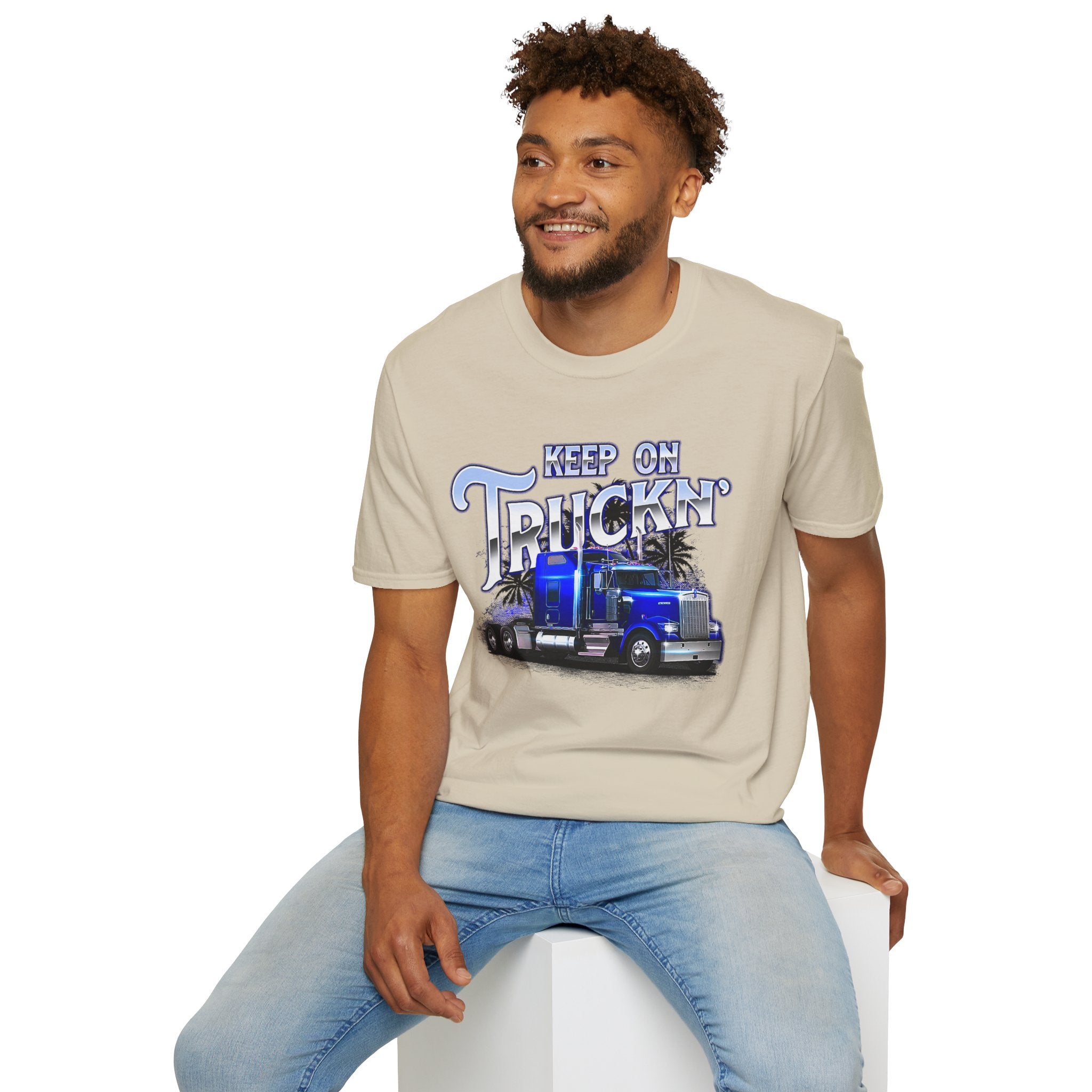 Keep On Truckn Trucker Soft Style T-Shirt