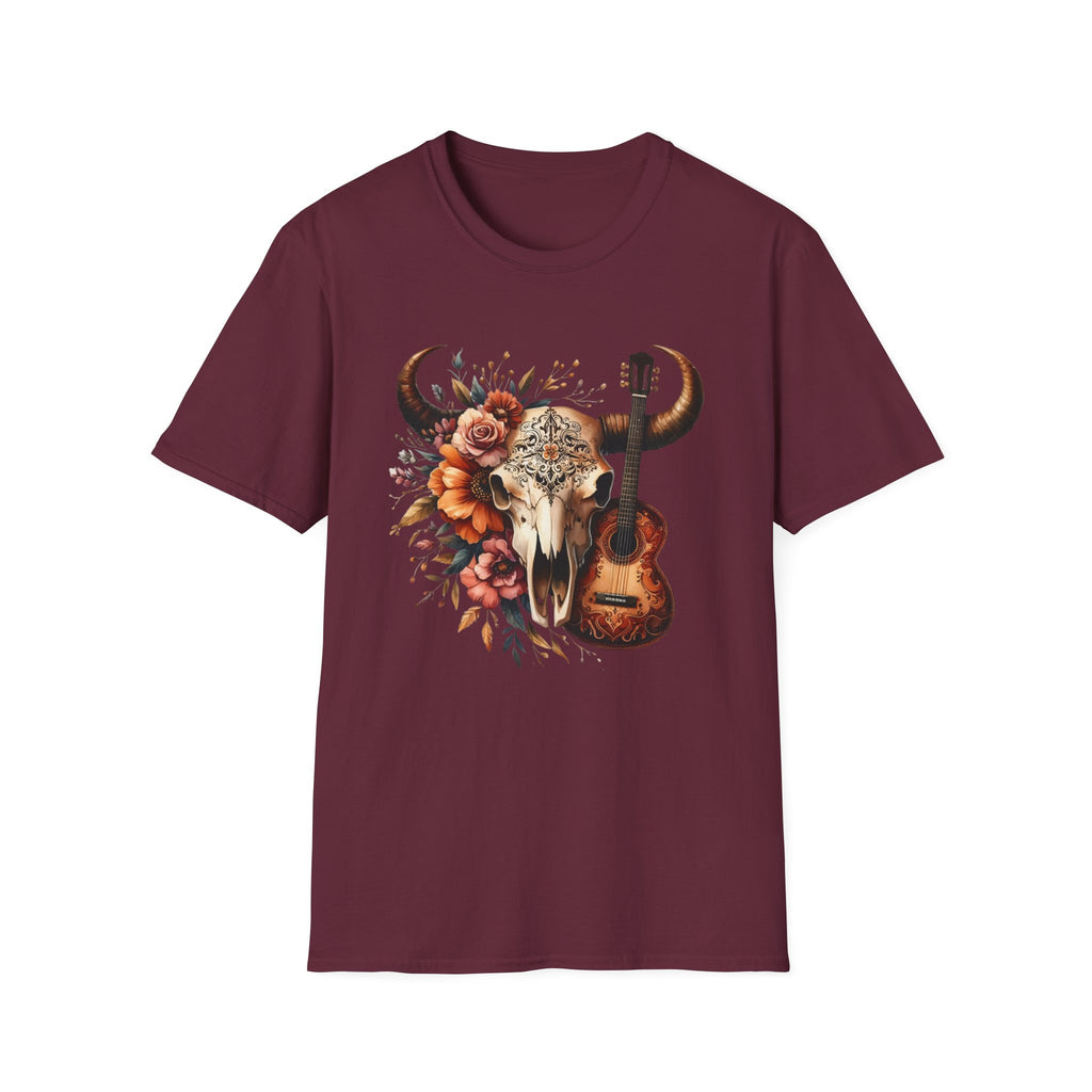 Western Skull Unisex Soft style T-Shirt