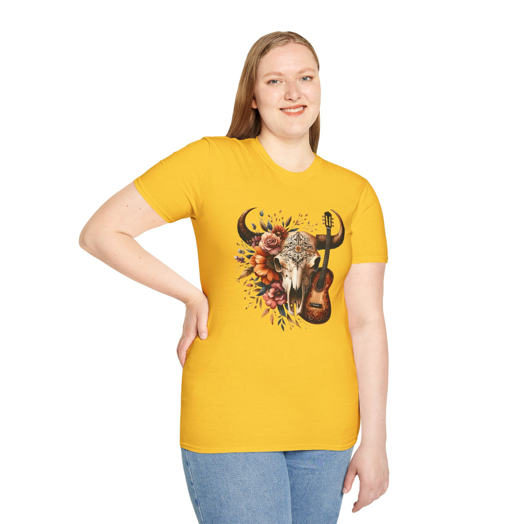 Western Skull Unisex Soft style T-Shirt