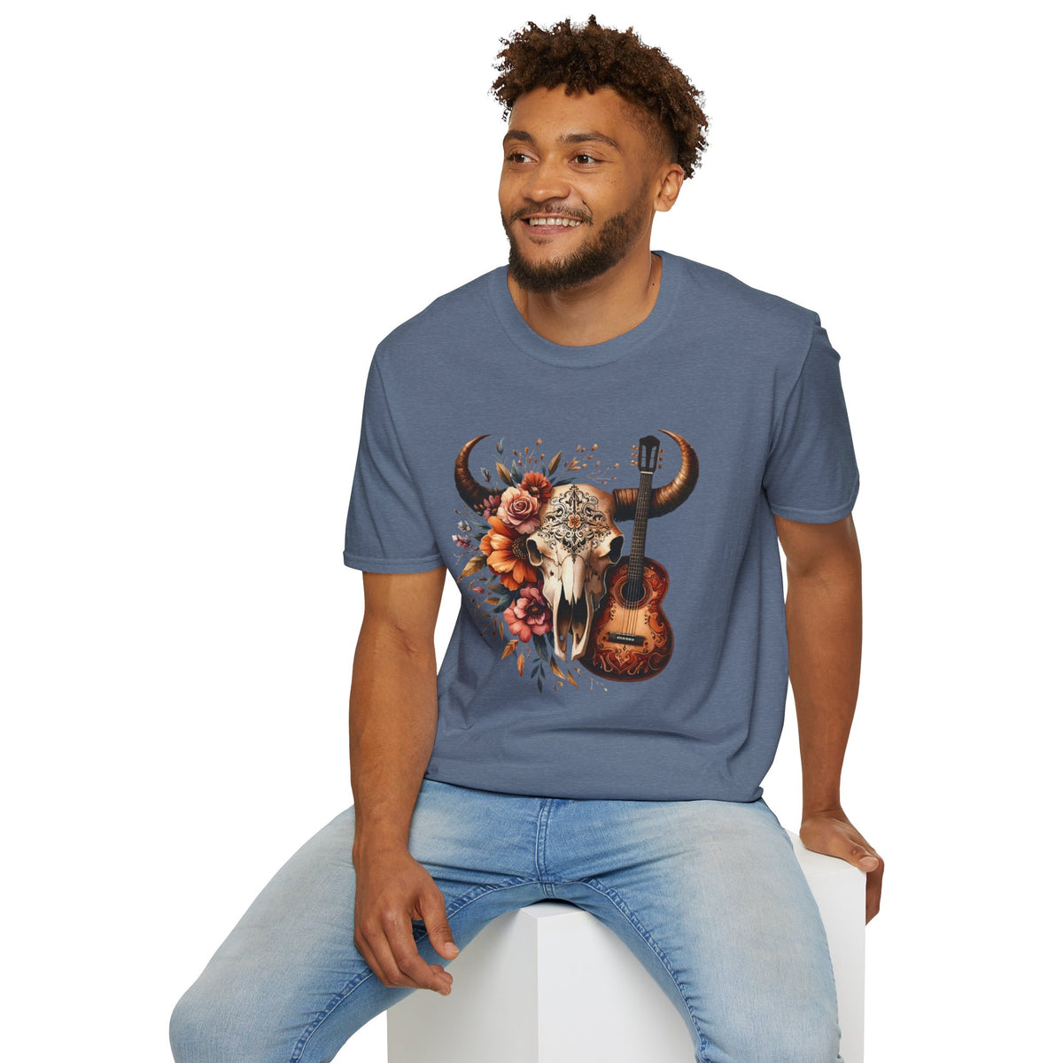 Western Skull Unisex Soft style T-Shirt