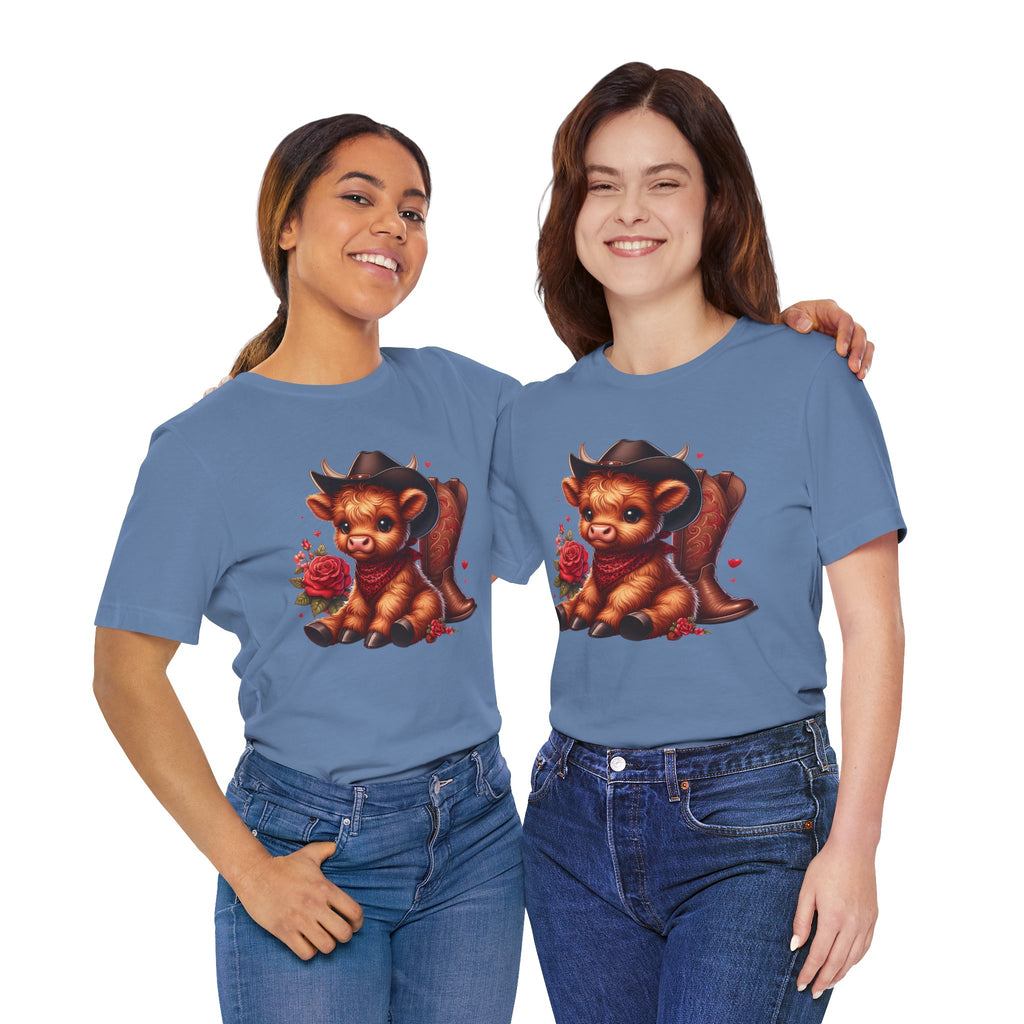 Baby Highland Cow Unisex Jersey Short Sleeve Tee