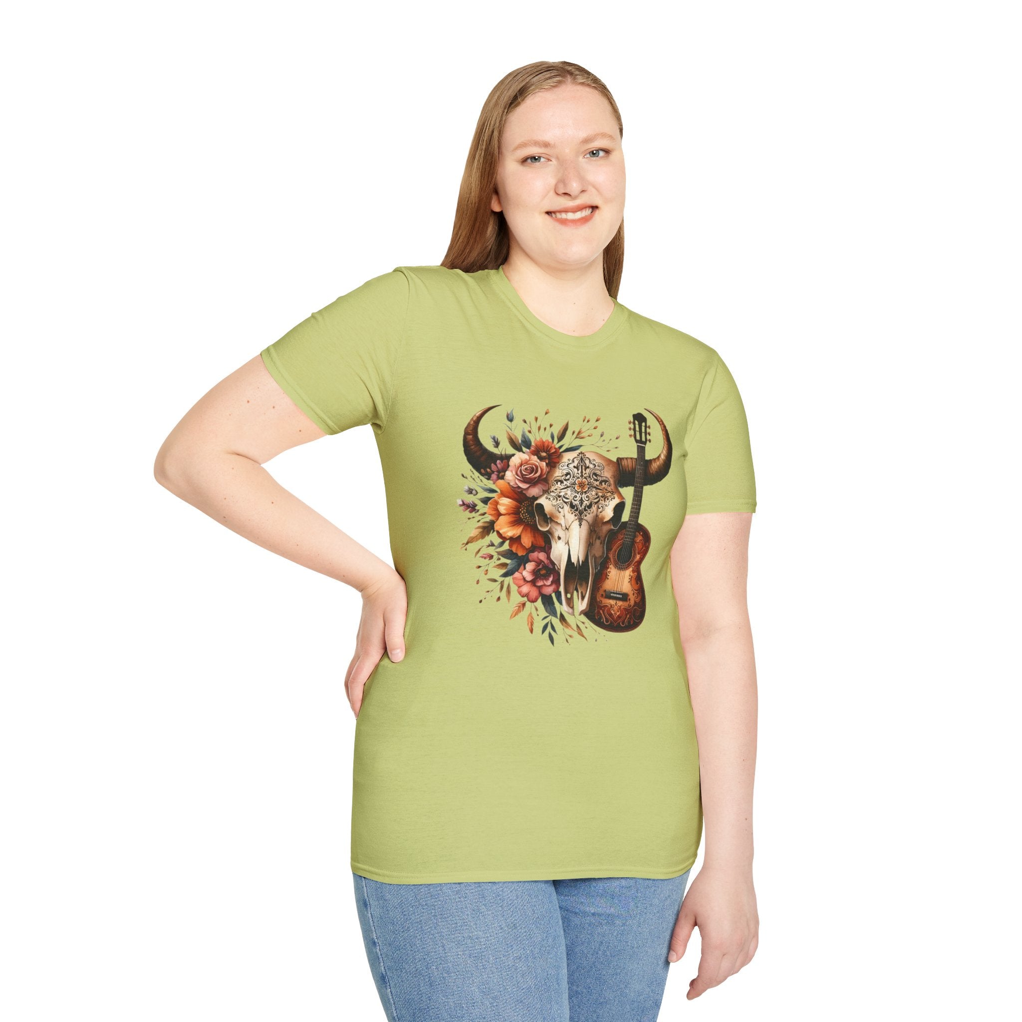 Western Skull Unisex Soft style T-Shirt