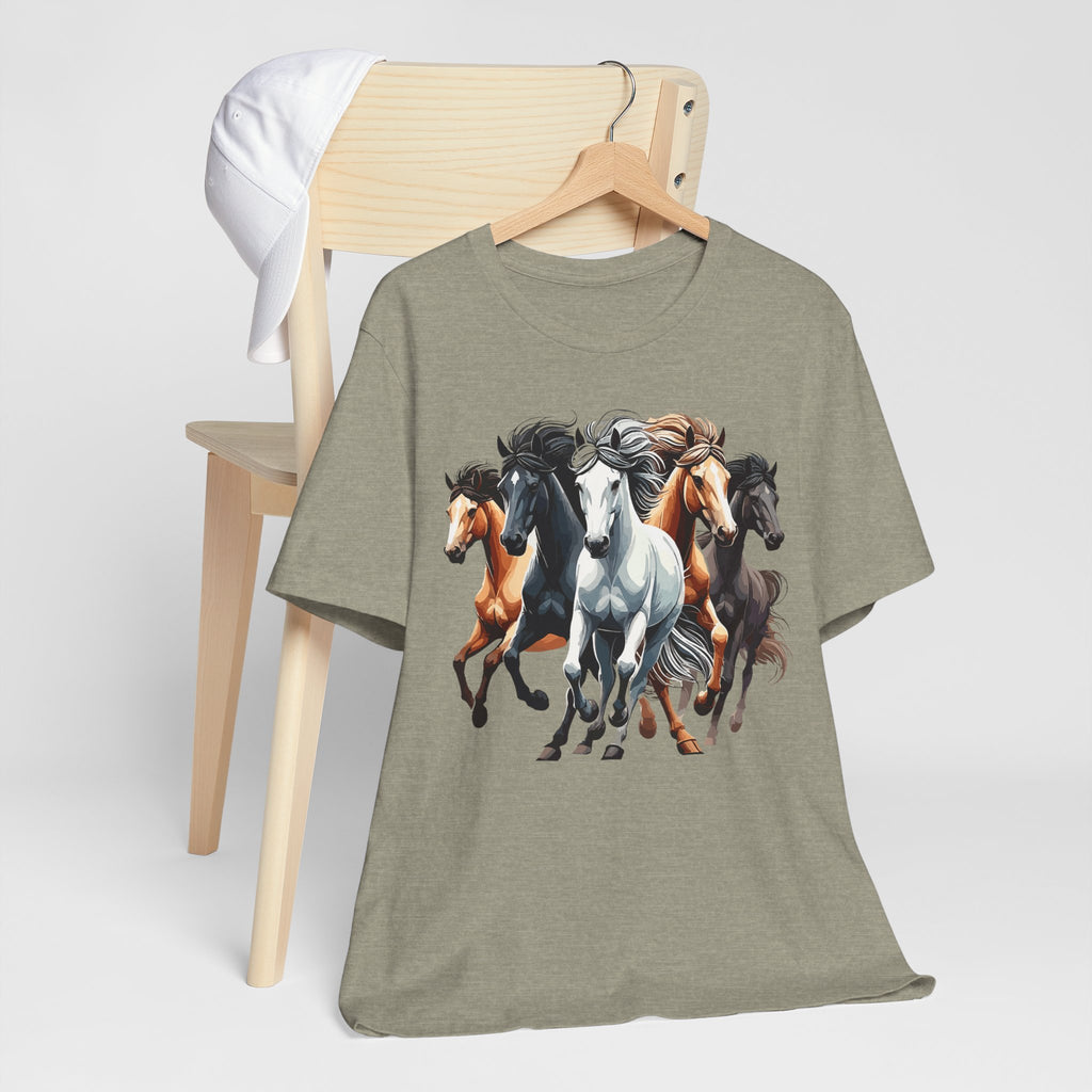 Wild Horse Western Tee — Custom Rodeo-Inspired Graphic T-Shirt