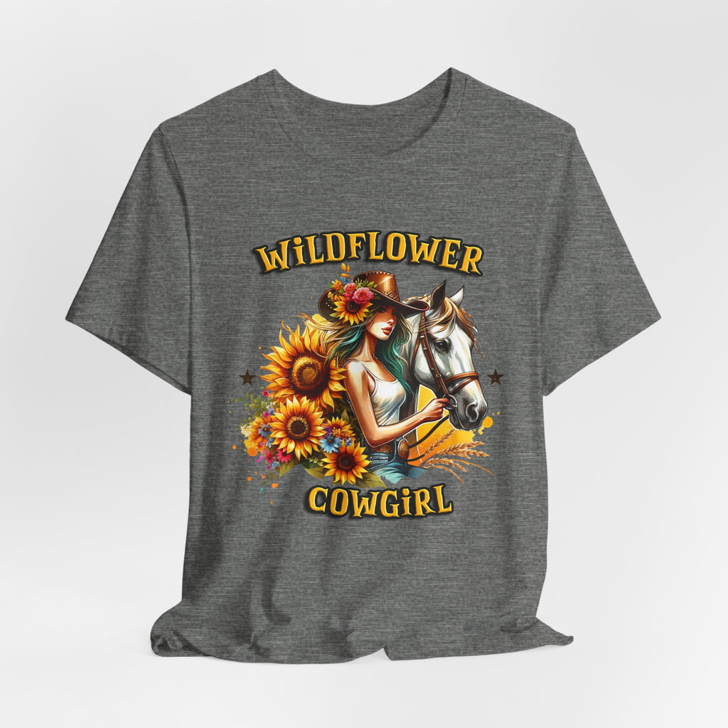 Western Wildflower Girl Jersey Short Sleeve Tee