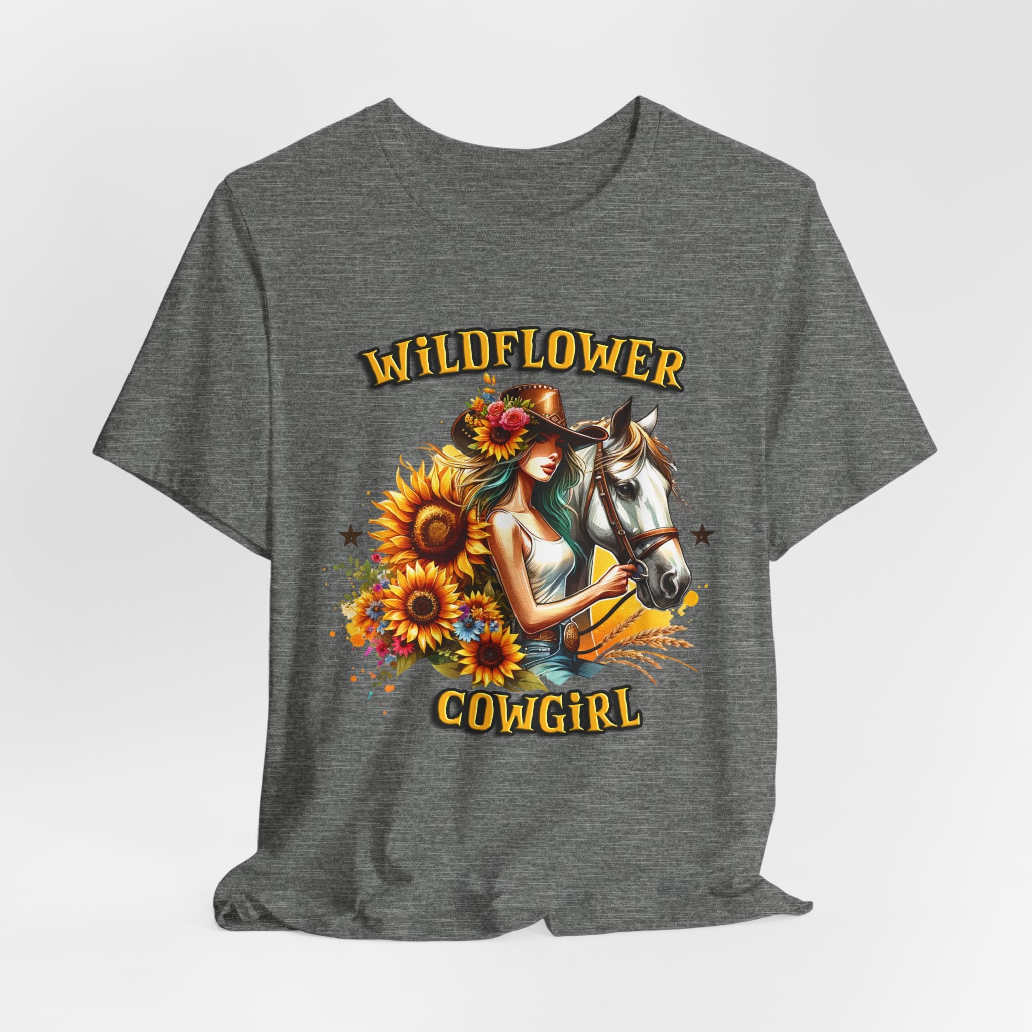 Western Wildflower Girl Jersey Short Sleeve Tee