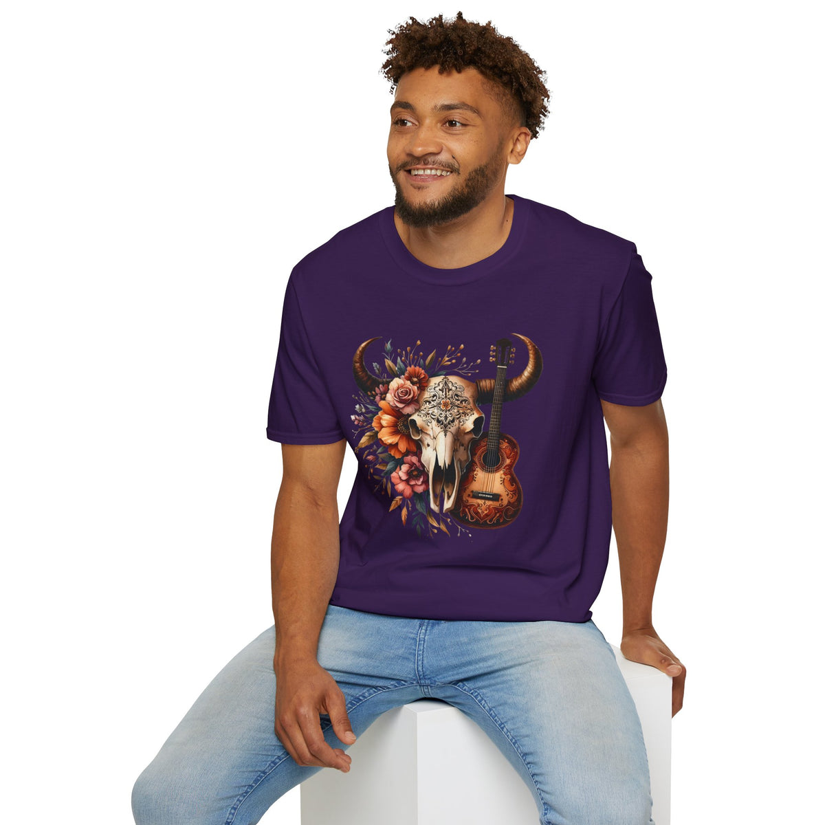 Western Skull Unisex Soft style T-Shirt