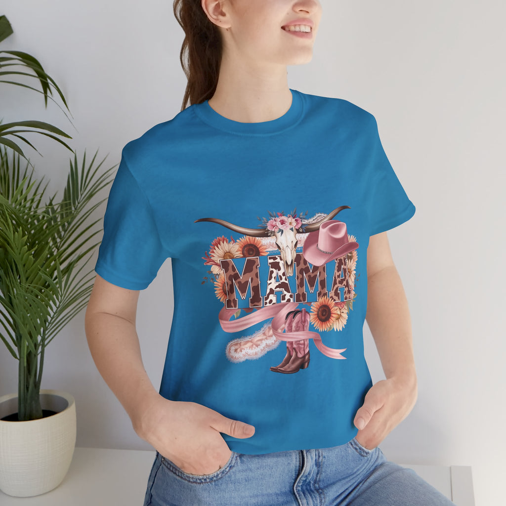 Western 'MAMA' Jersey Tee — Mama Graphic T-Shirt