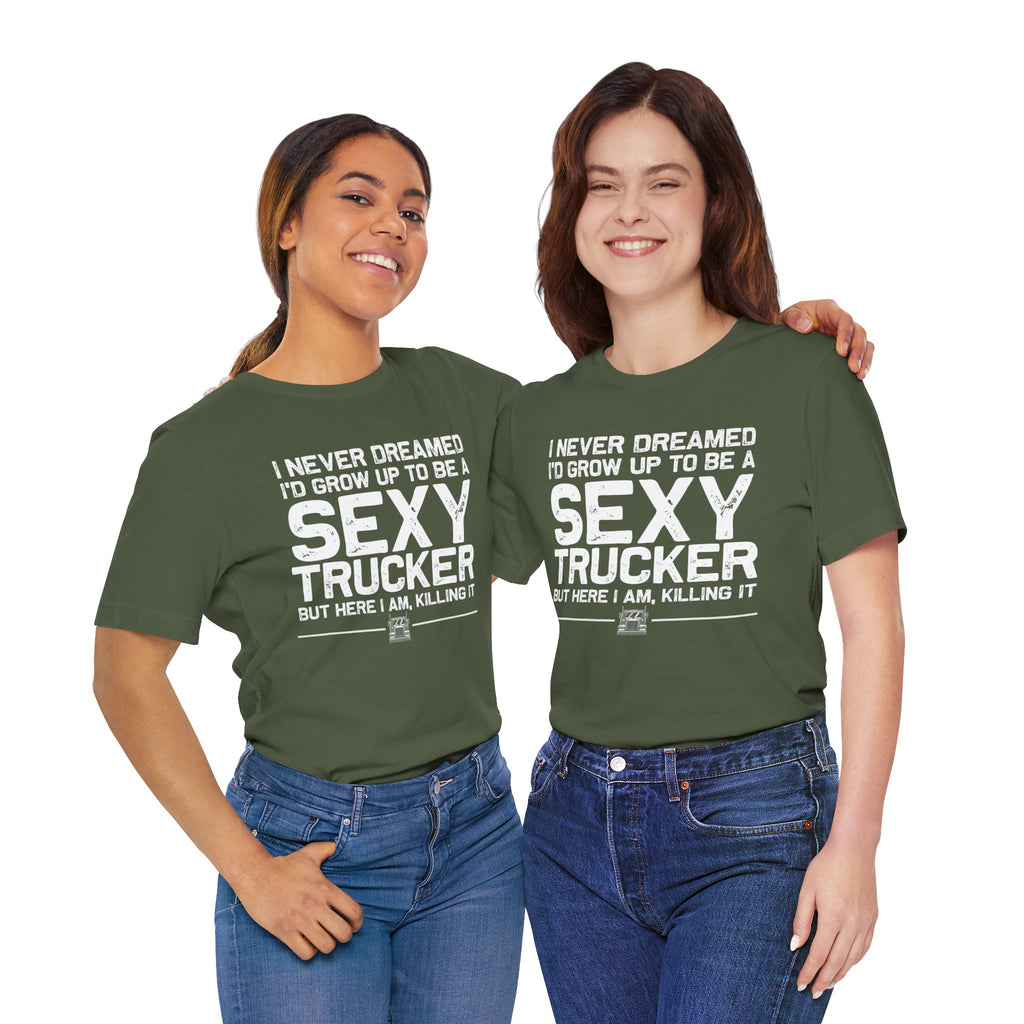 Funny Truck Driver Tee for Trucker Women — Women’s Trucker Shirt