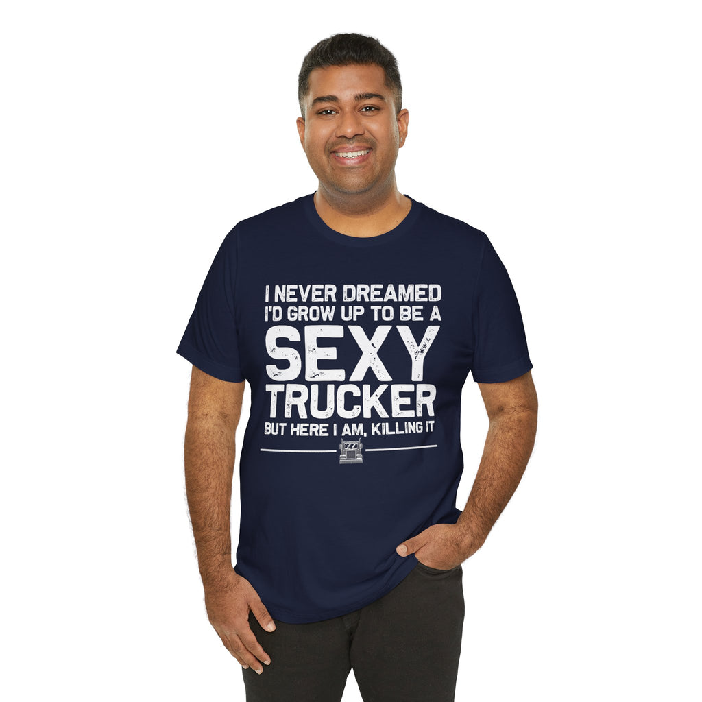 Funny Truck Driver Tee for Trucker Women — Women’s Trucker Shirt