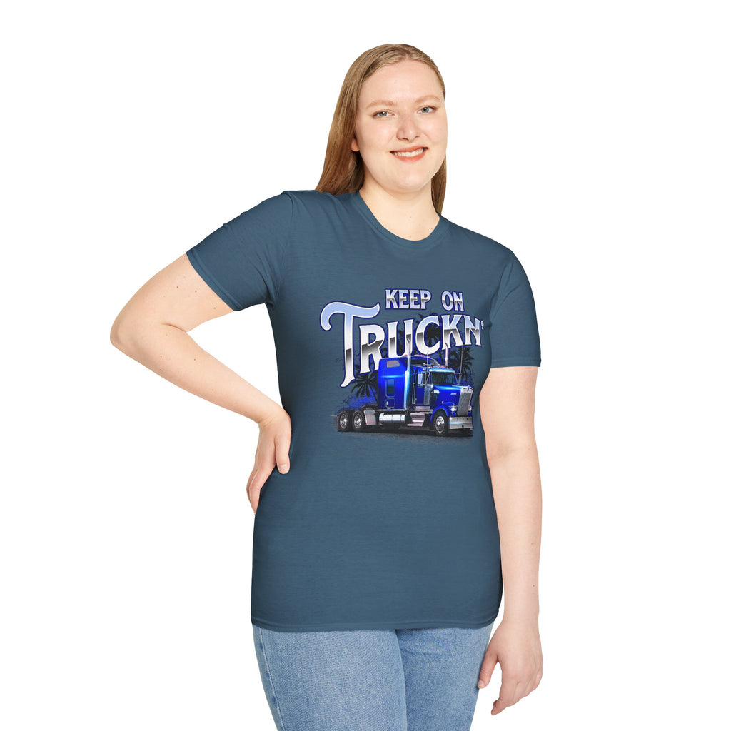 Keep On Truckn Trucker Soft Style T-Shirt