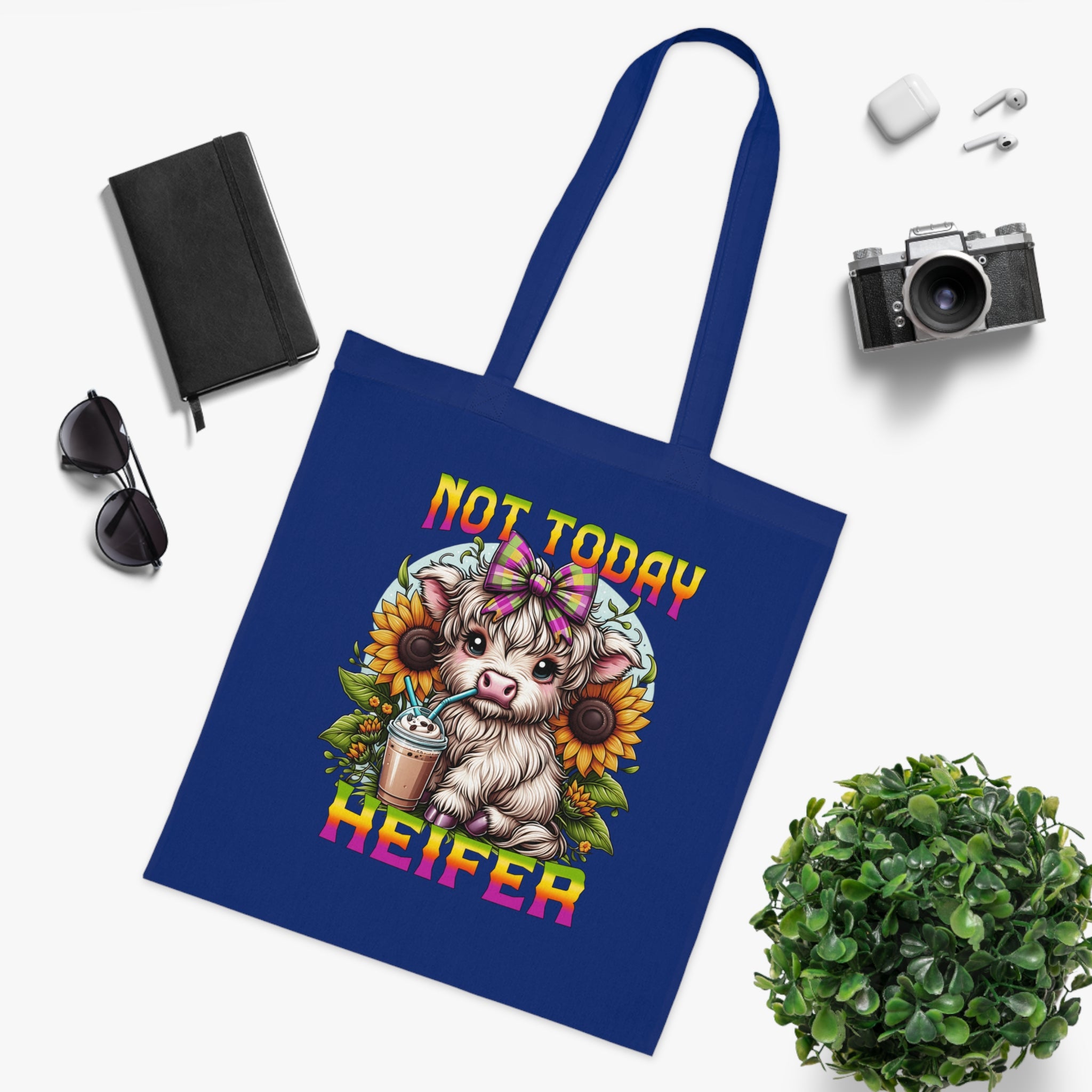 Not Today Heifer Cotton Tote
