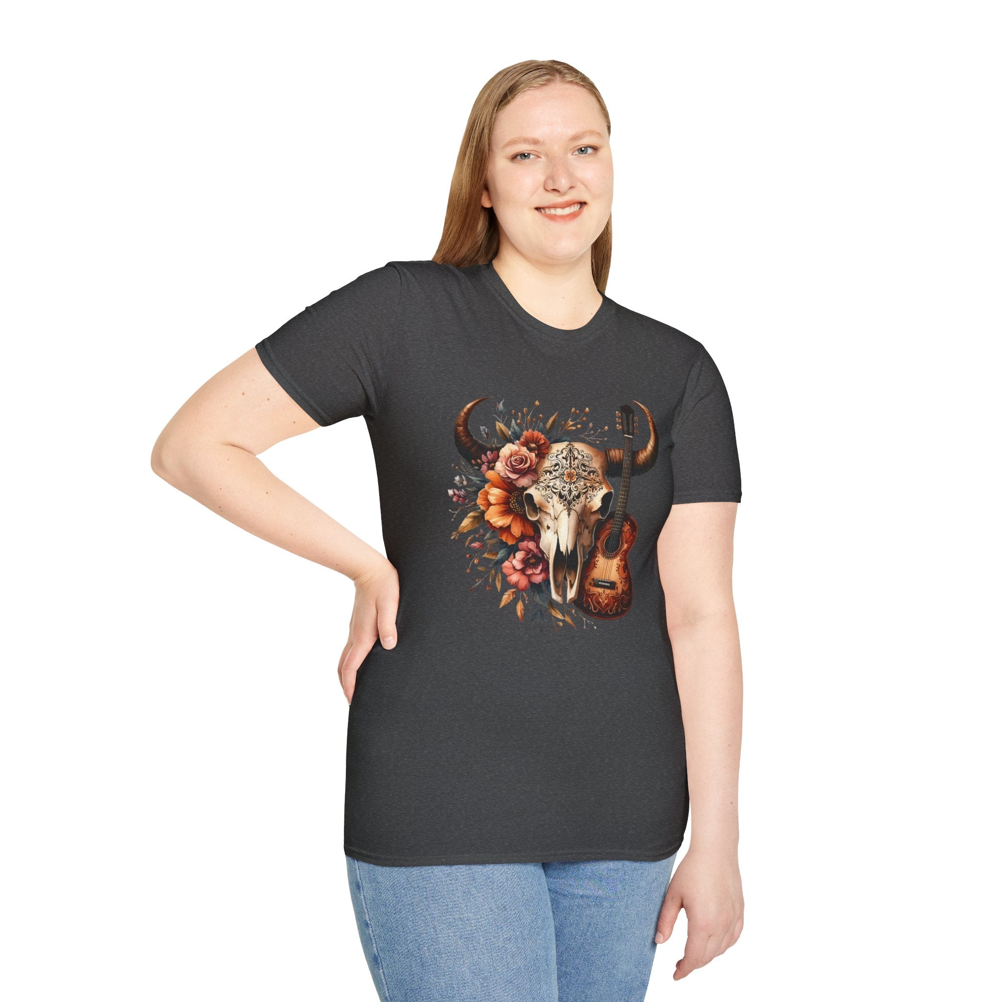 Western Skull Unisex Soft style T-Shirt