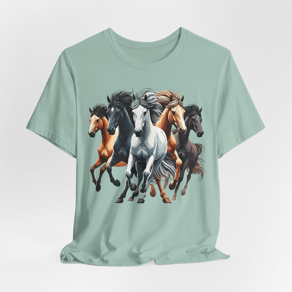 Wild Horse Western Tee — Custom Rodeo-Inspired Graphic T-Shirt