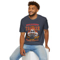Warning This Trucker Doesn't Play Well with Stupid People Softstyle T-Shirt