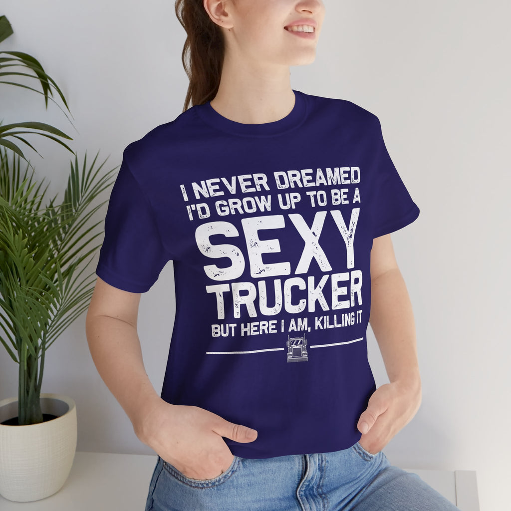Funny Truck Driver Tee for Trucker Women — Women’s Trucker Shirt