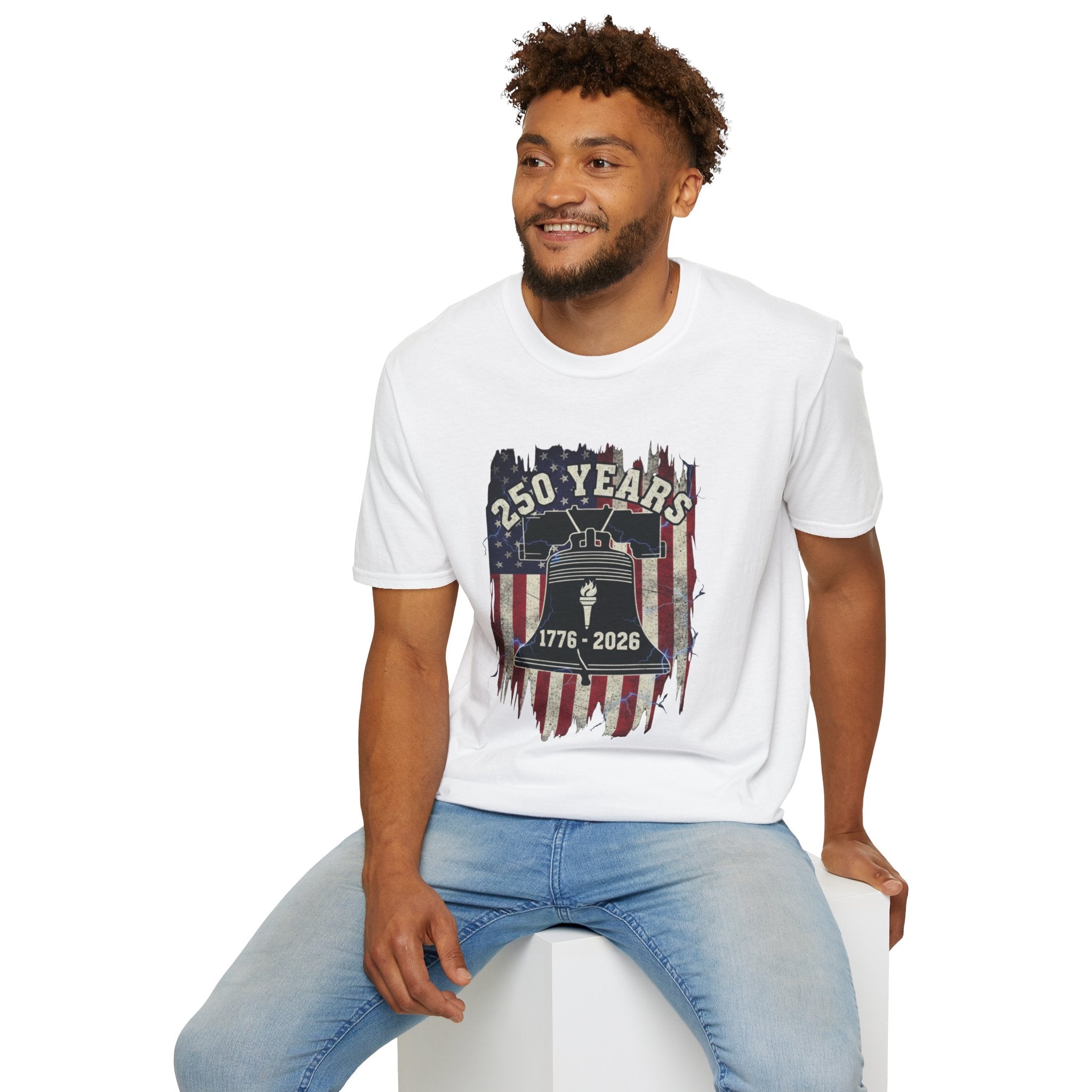 1776 To 2026 250 Years of America Unisex Softstyle T-Shirt