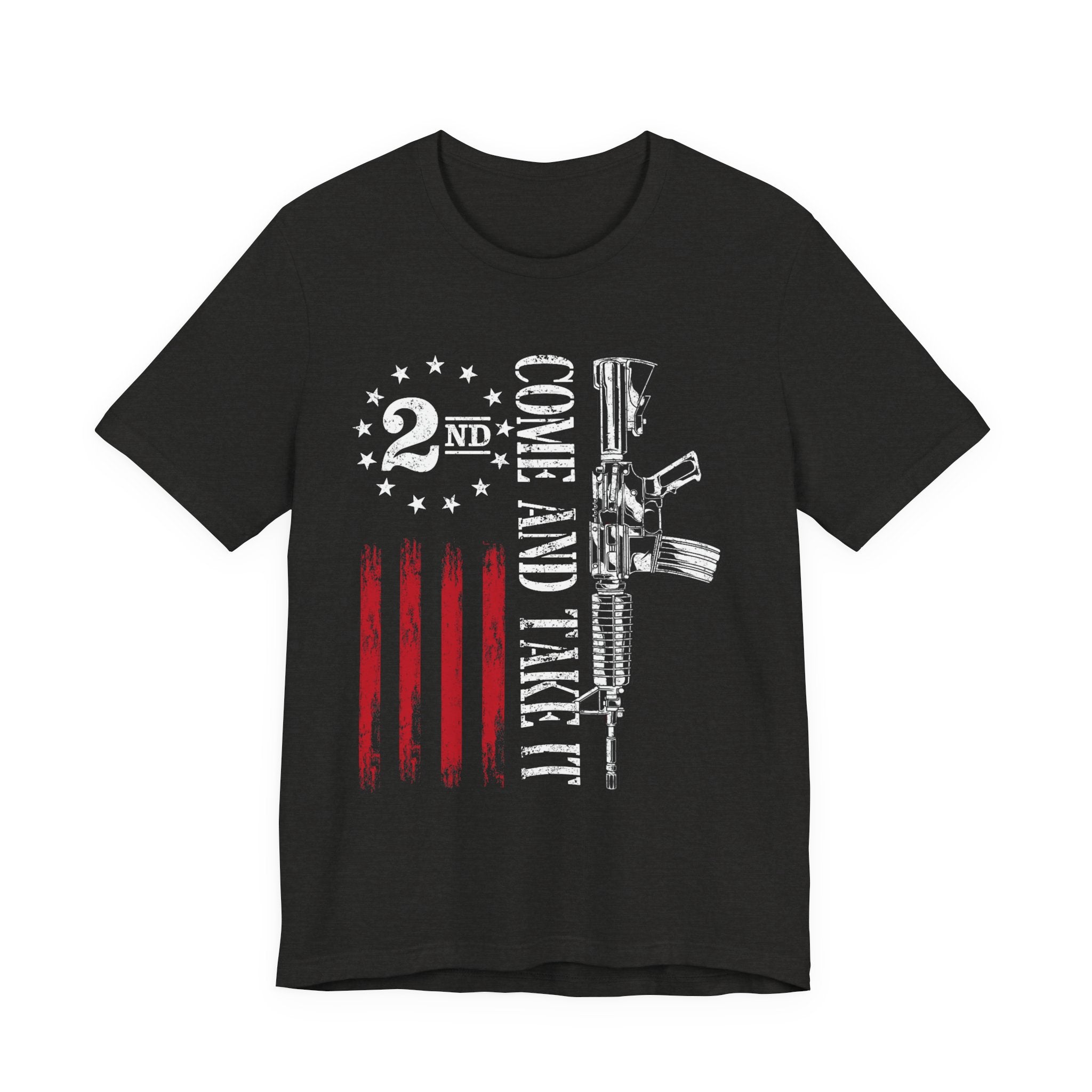 2nd Amendment 'Come and Take It' USA Flag T-Shirt