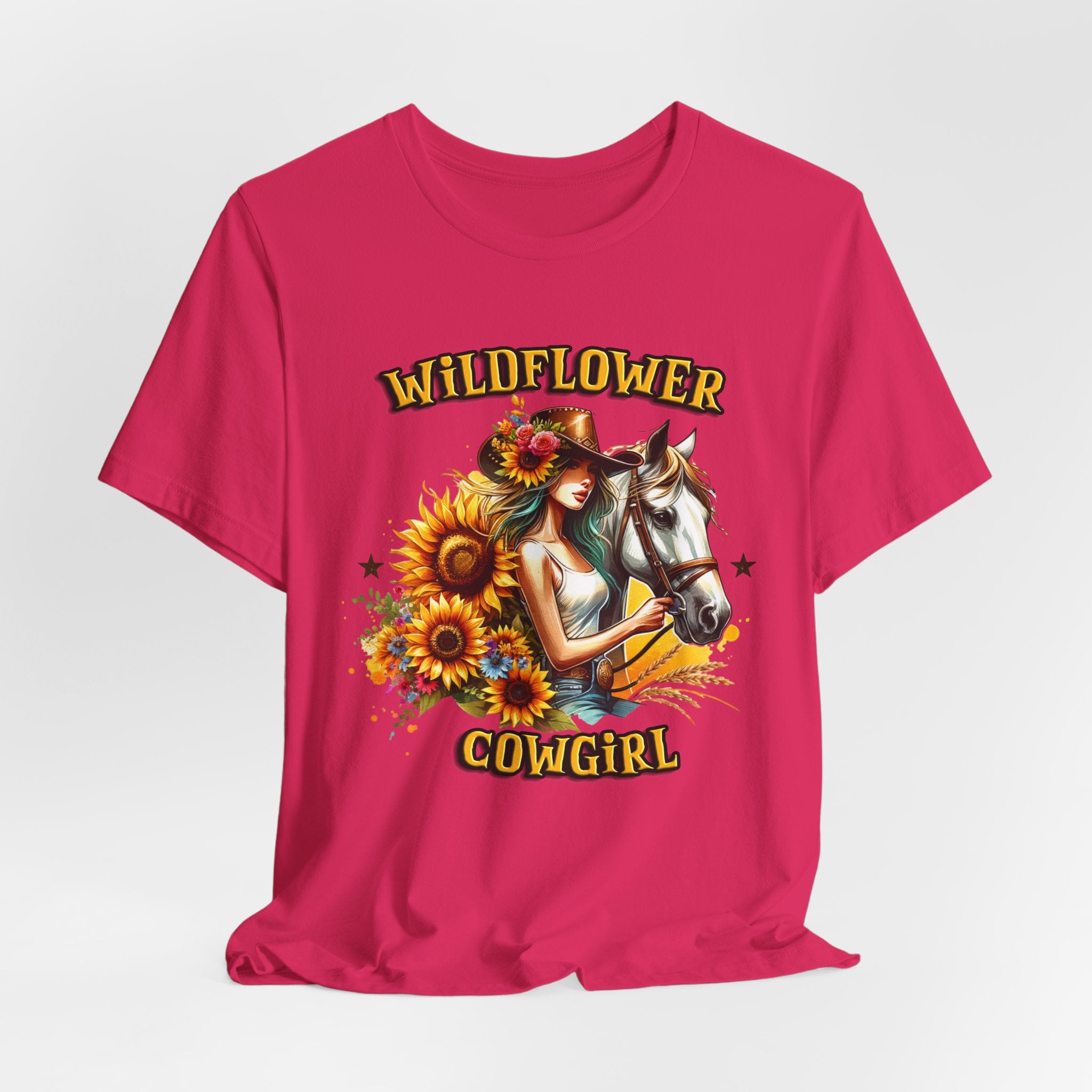 Western Wildflower Girl Jersey Short Sleeve Tee