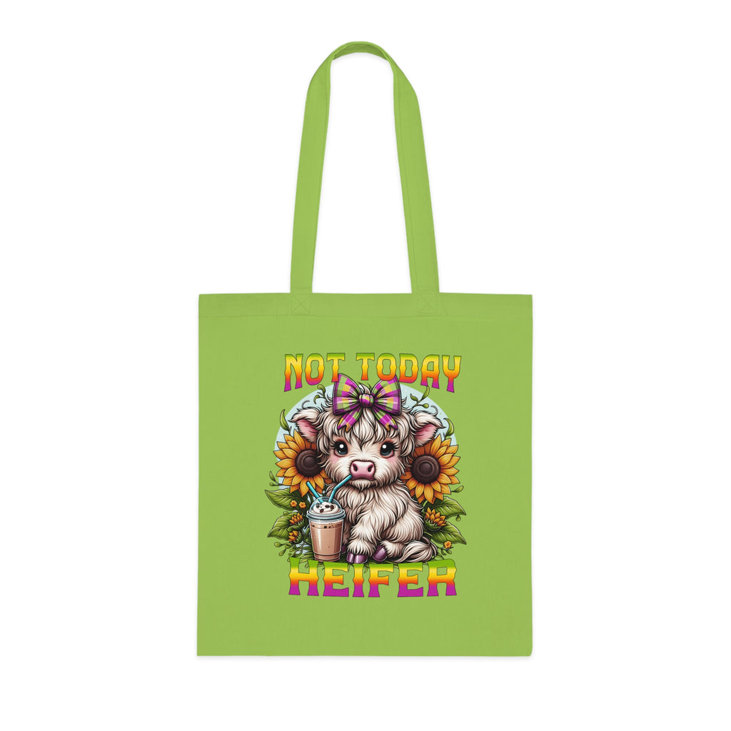 Not Today Heifer Cotton Tote