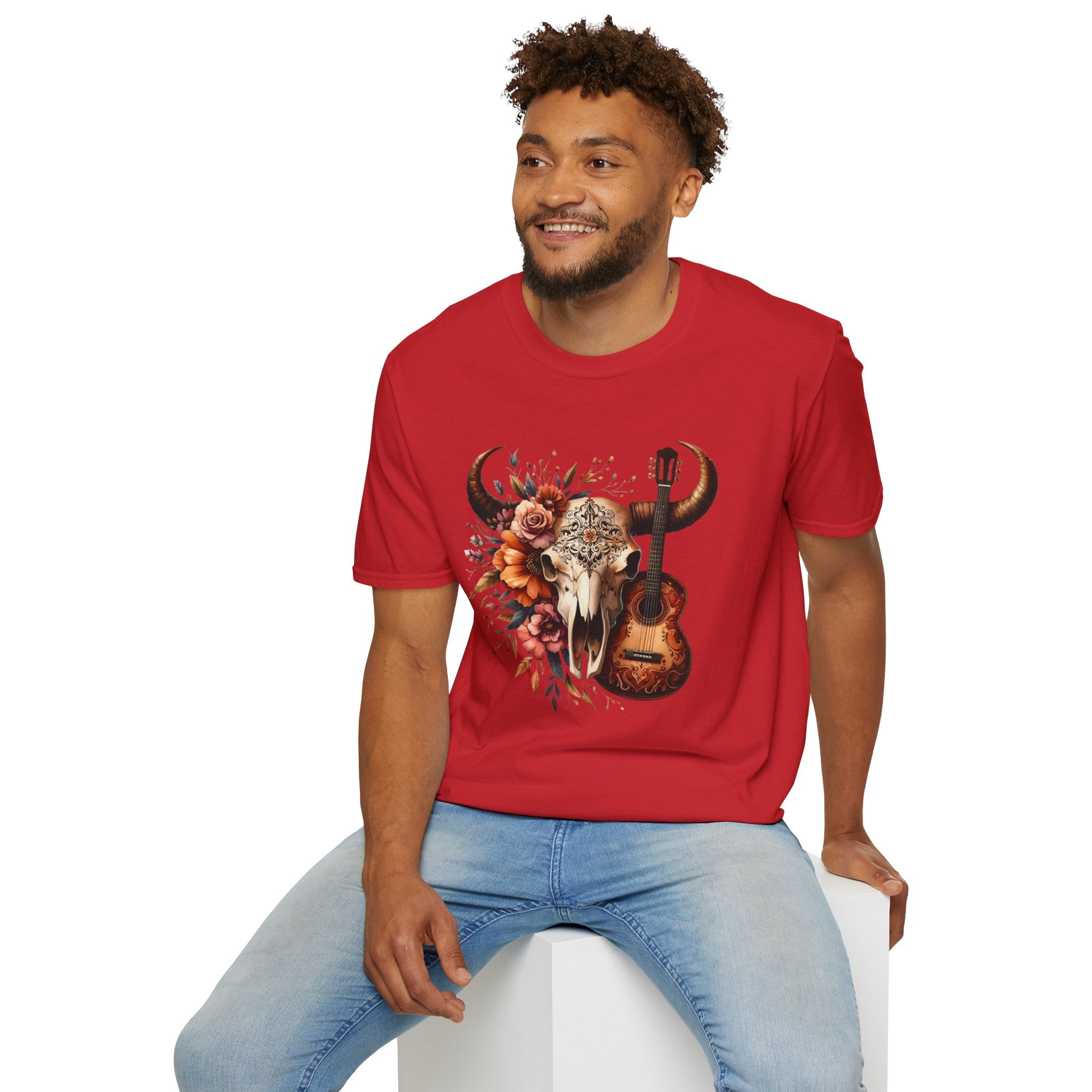 Western Skull Unisex Soft style T-Shirt