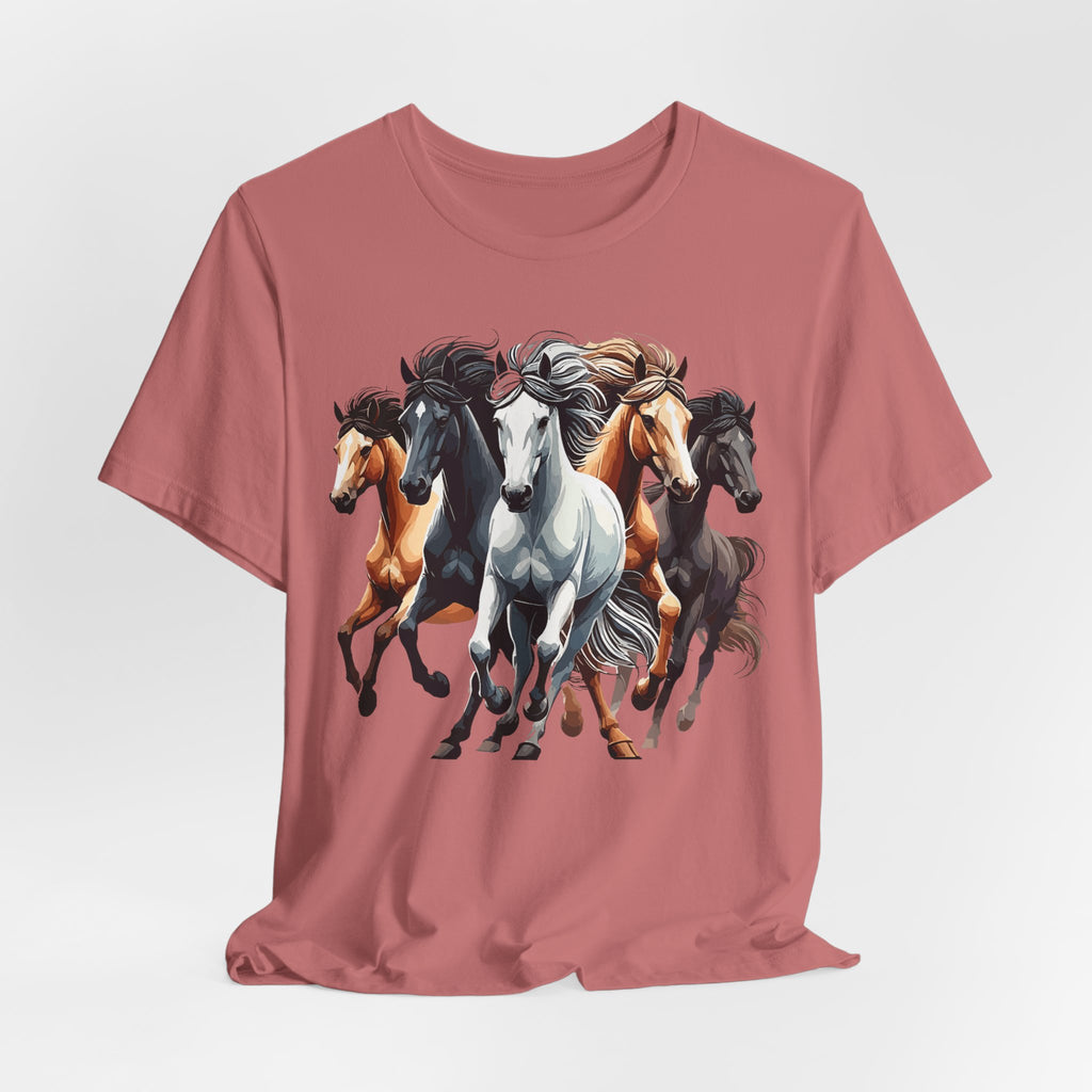 Wild Horse Western Tee — Custom Rodeo-Inspired Graphic T-Shirt