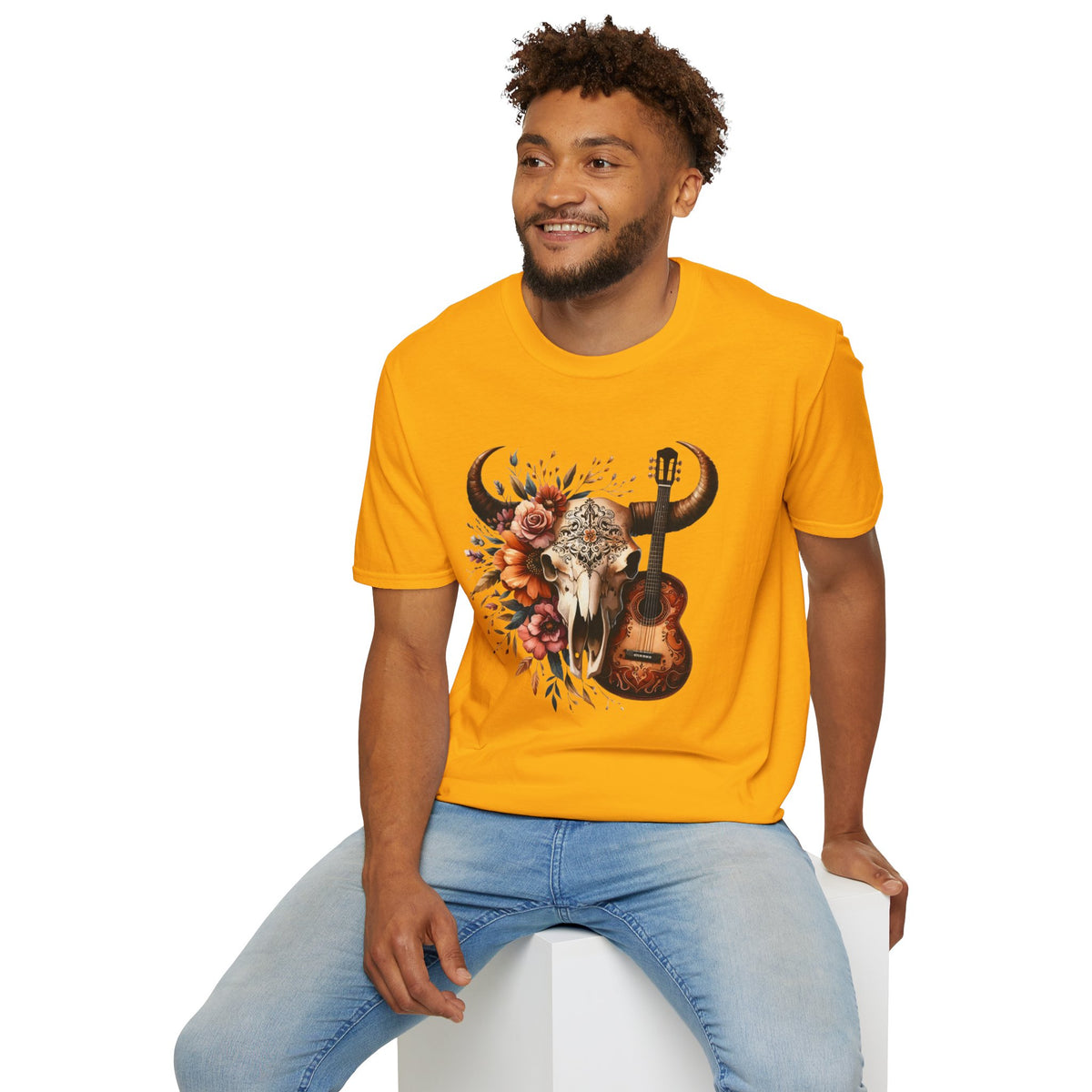 Western Skull Unisex Soft style T-Shirt
