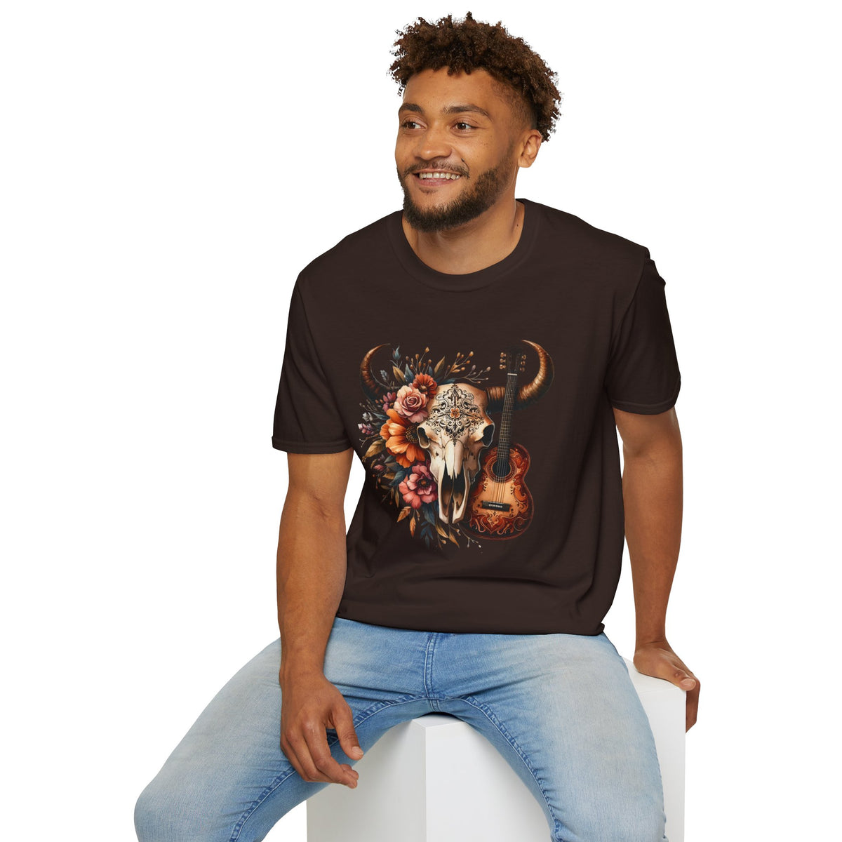 Western Skull Unisex Soft style T-Shirt