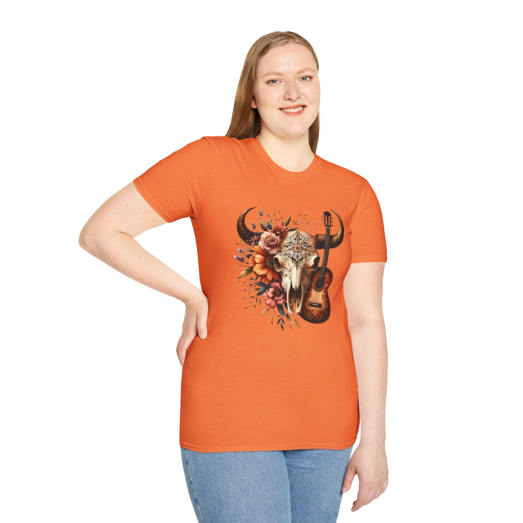 Western Skull Unisex Soft style T-Shirt