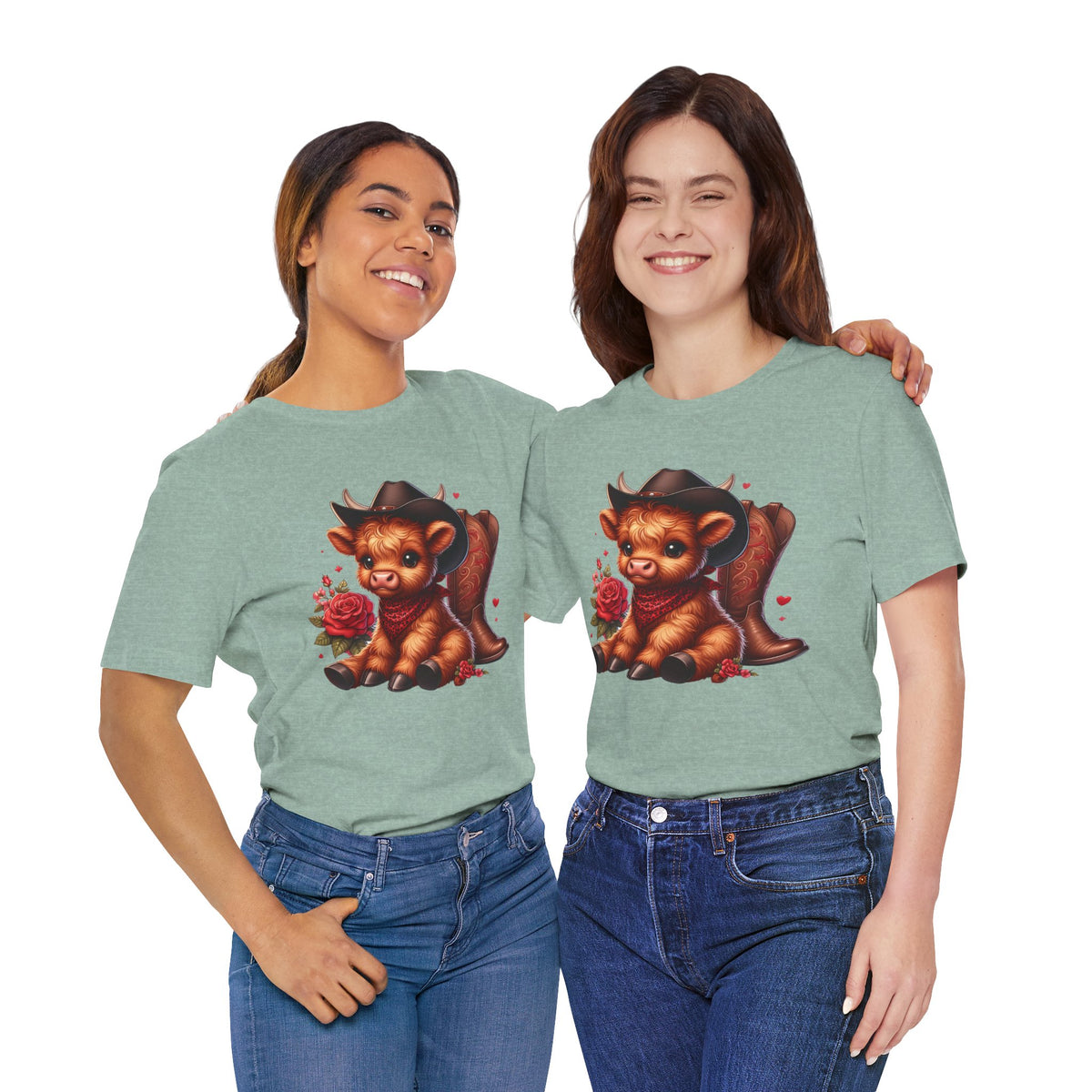 Baby Highland Cow Unisex Jersey Short Sleeve Tee