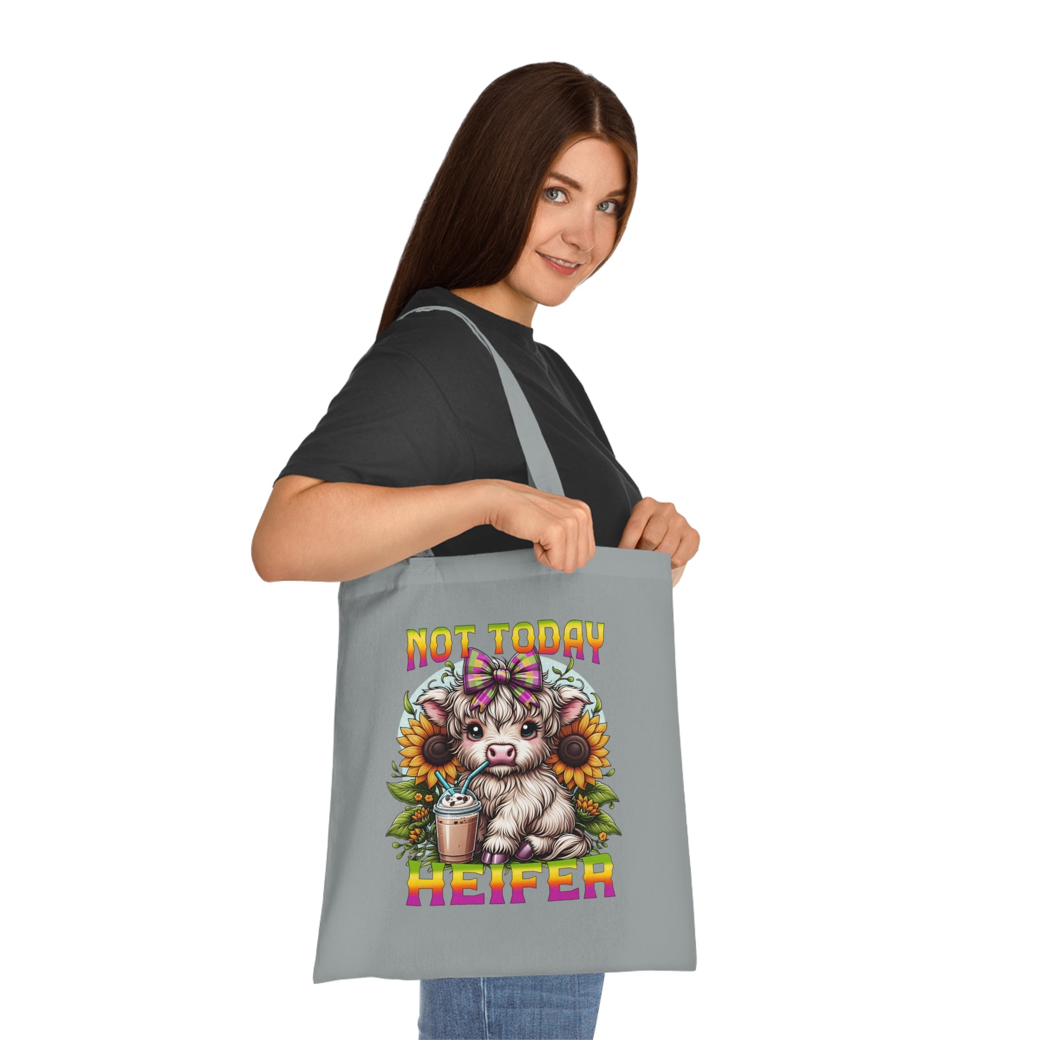 Not Today Heifer Cotton Tote