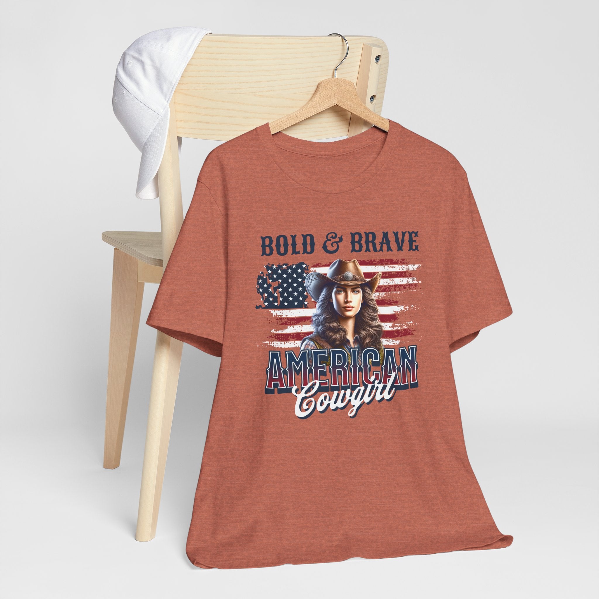 Bold & Brave American Cowgirl Unisex Jersey Short Sleeve Tee