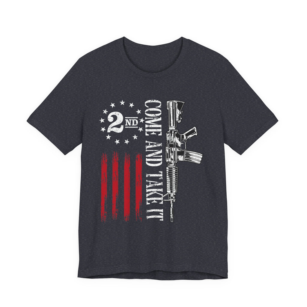 2nd Amendment 'Come and Take It' USA Flag T-Shirt
