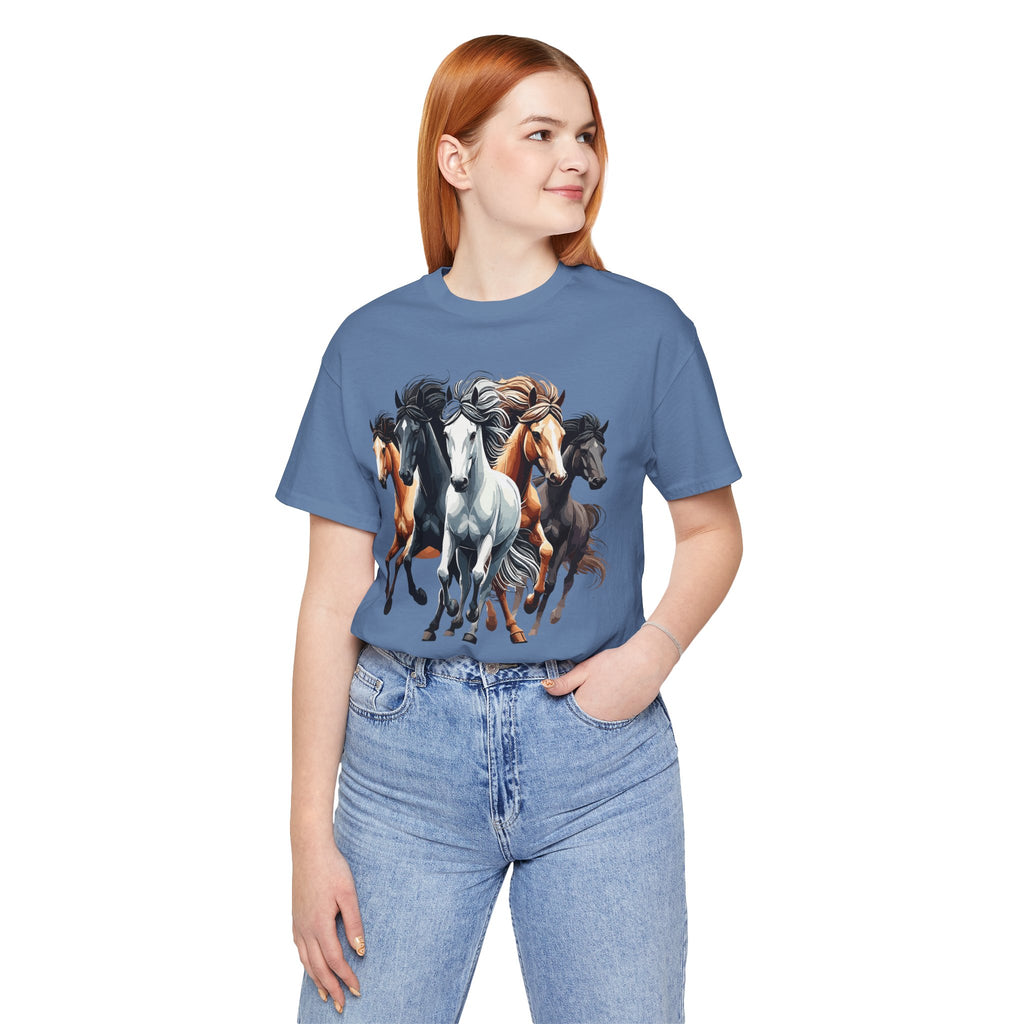 Wild Horse Western Tee — Custom Rodeo-Inspired Graphic T-Shirt