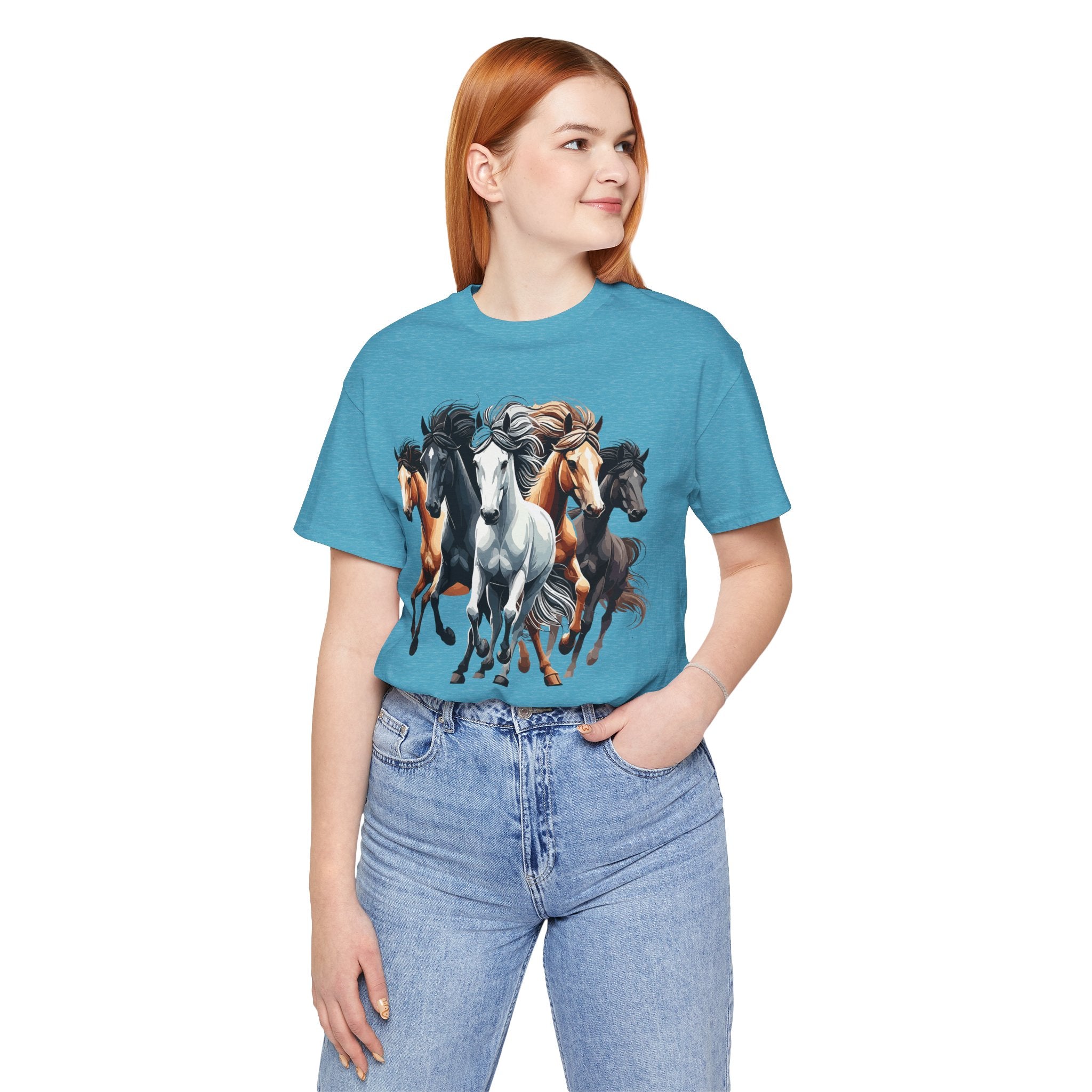 Wild Horse Western Tee — Custom Rodeo-Inspired Graphic T-Shirt