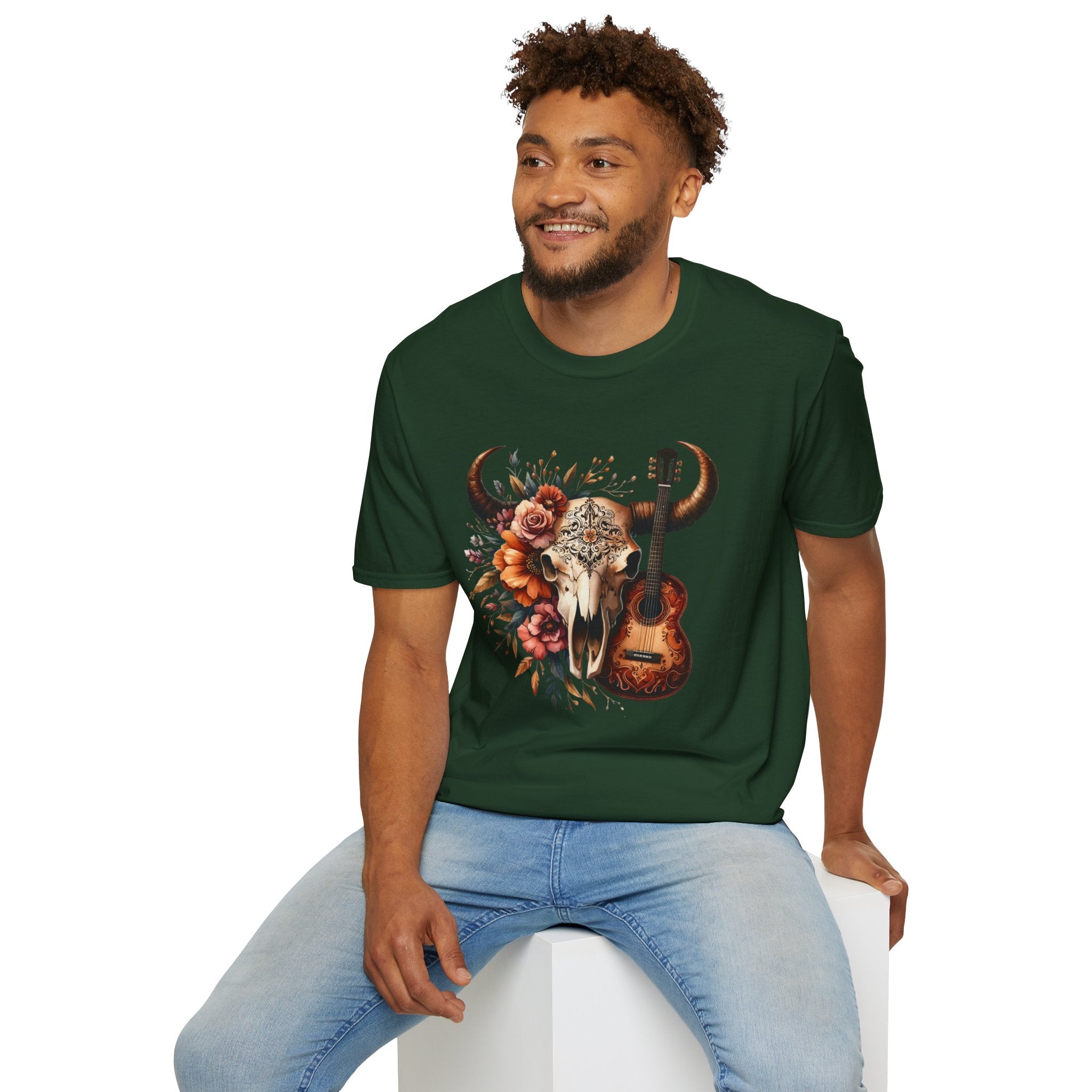 Western Skull Unisex Soft style T-Shirt