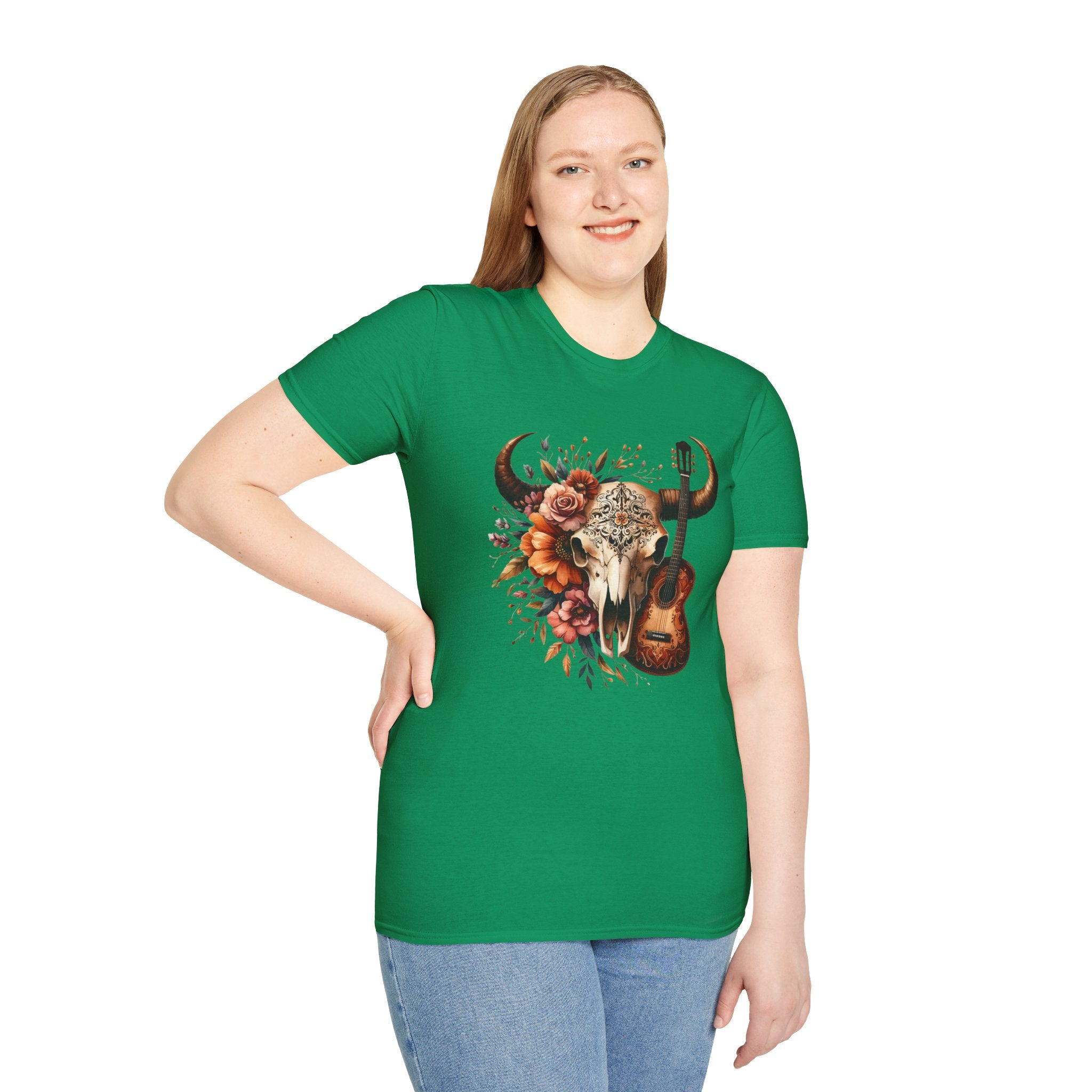 Western Skull Unisex Soft style T-Shirt