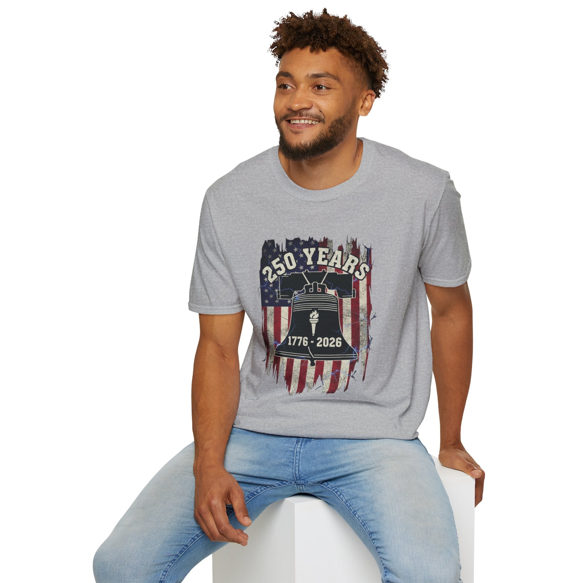 1776 To 2026 250 Years of America Unisex Softstyle T-Shirt