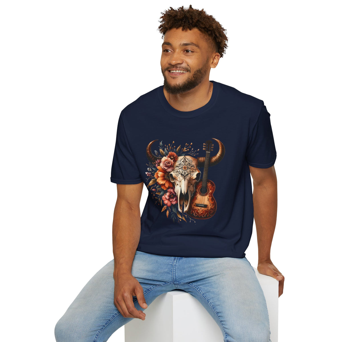 Western Skull Unisex Soft style T-Shirt
