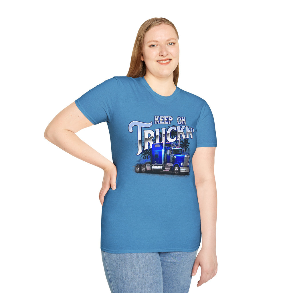 Keep On Truckn Trucker Soft Style T-Shirt