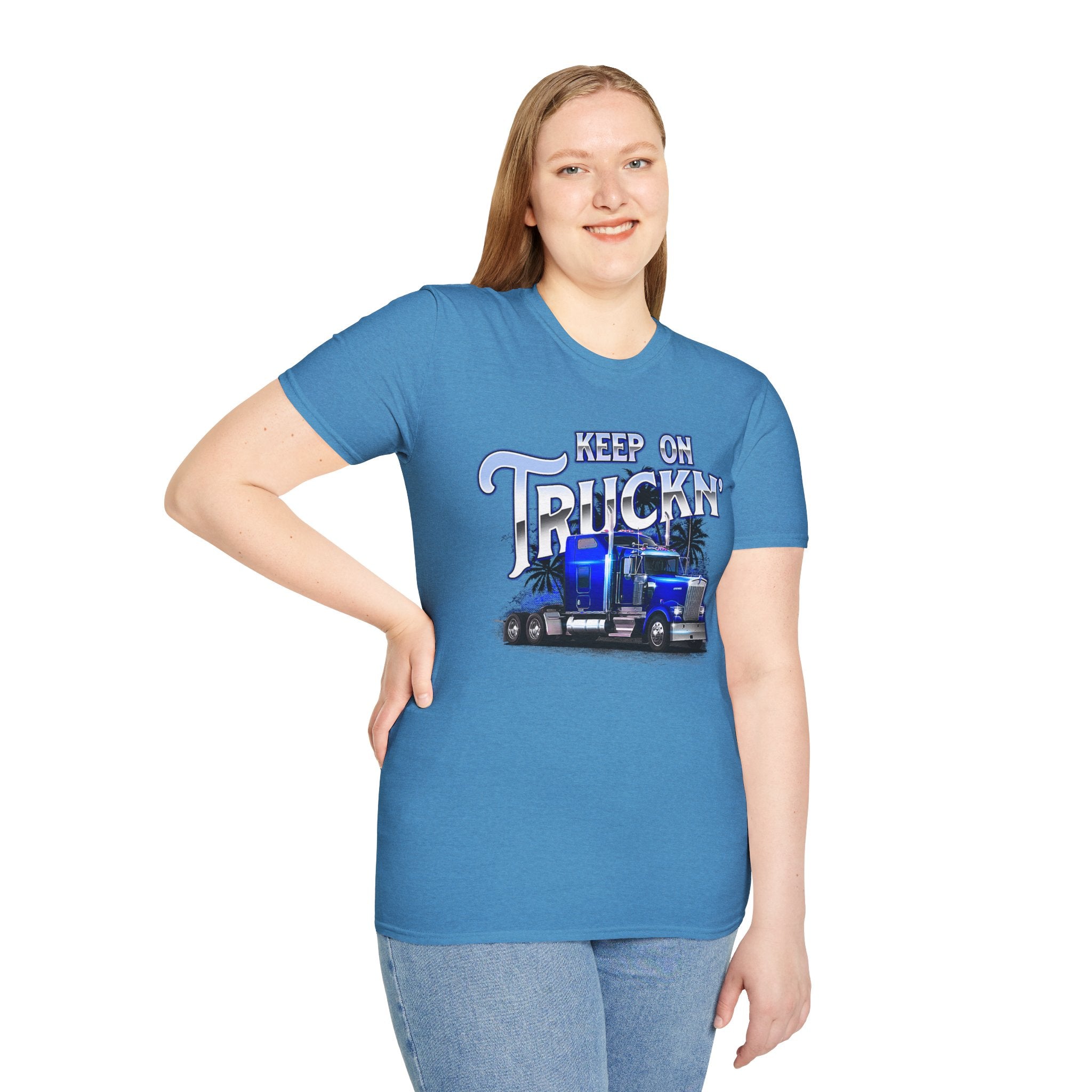 Keep On Truckn Trucker Soft Style T-Shirt