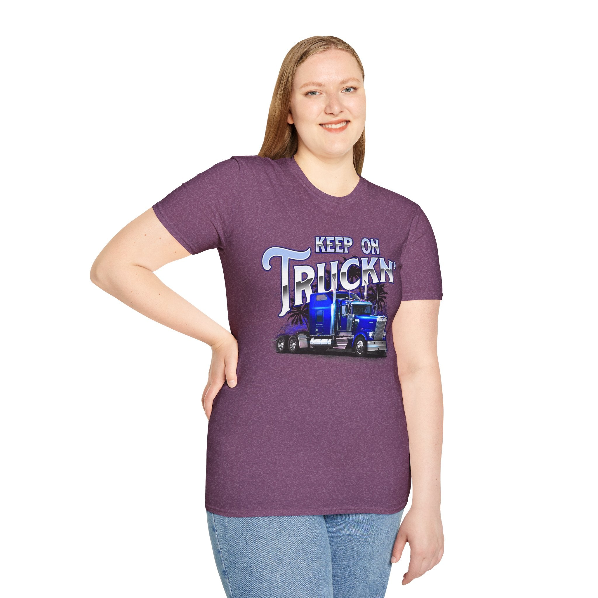 Keep On Truckn Trucker Soft Style T-Shirt