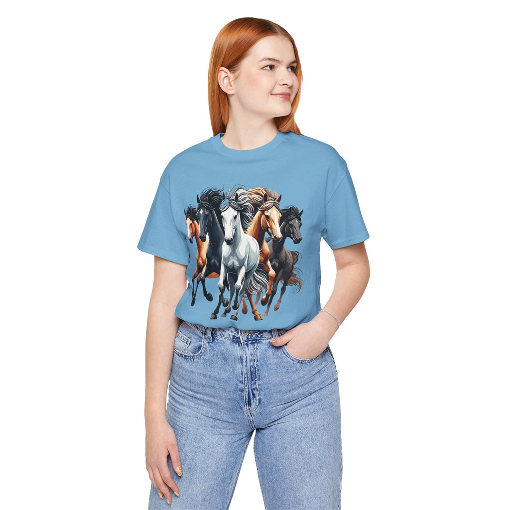 Wild Horse Western Tee — Custom Rodeo-Inspired Graphic T-Shirt